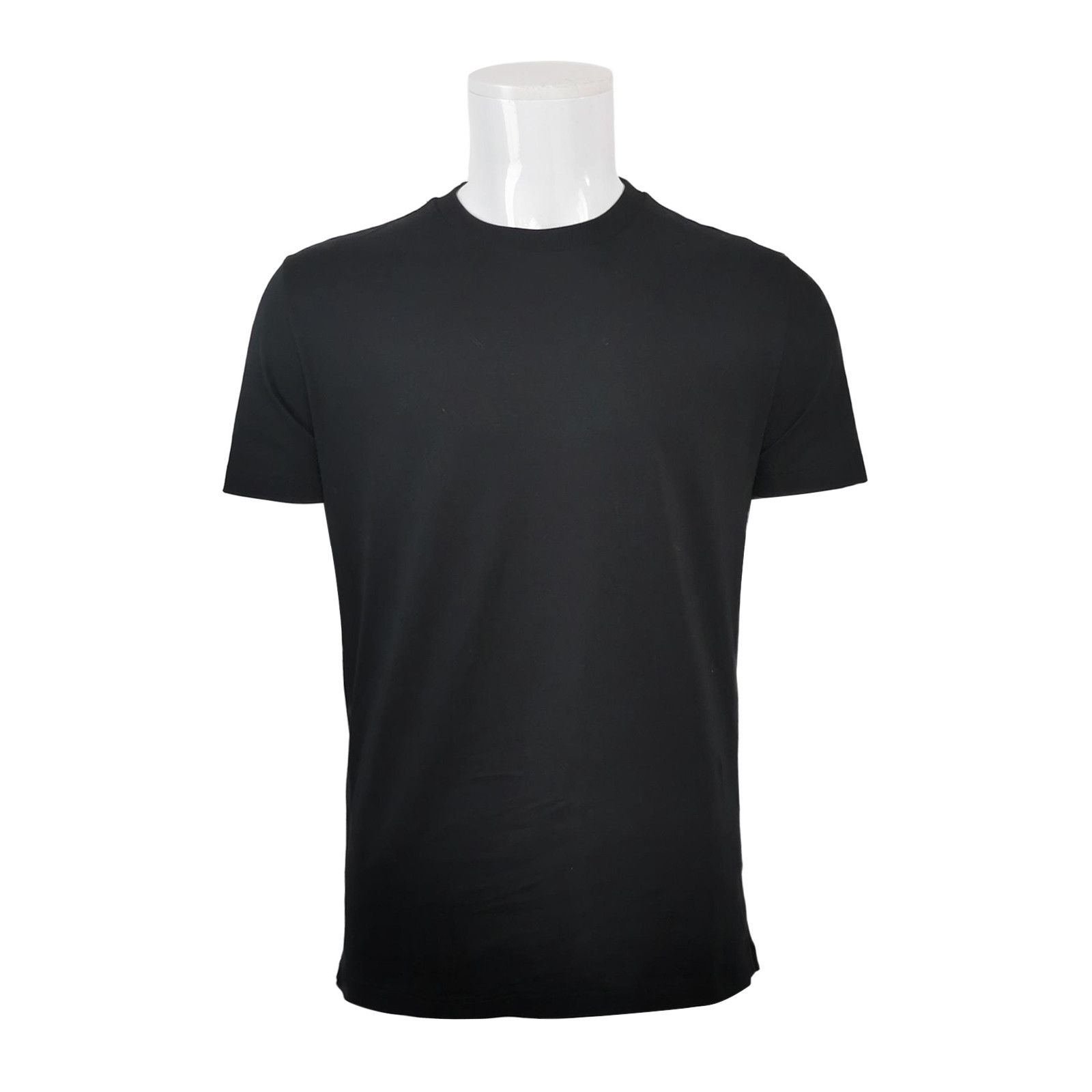 Prada Prada Black Cotton Crewneck T-Shirt Size L Size US L / EU 52-54 / 3 - 2 Thumbnail