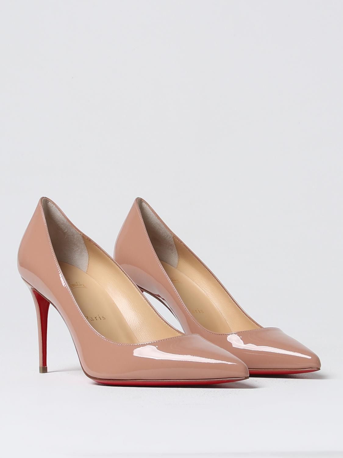 Christian Louboutin Christian Louboutin Pump Woman Beige Size US 5.5 / IT 35.5 - 2 Thumbnail