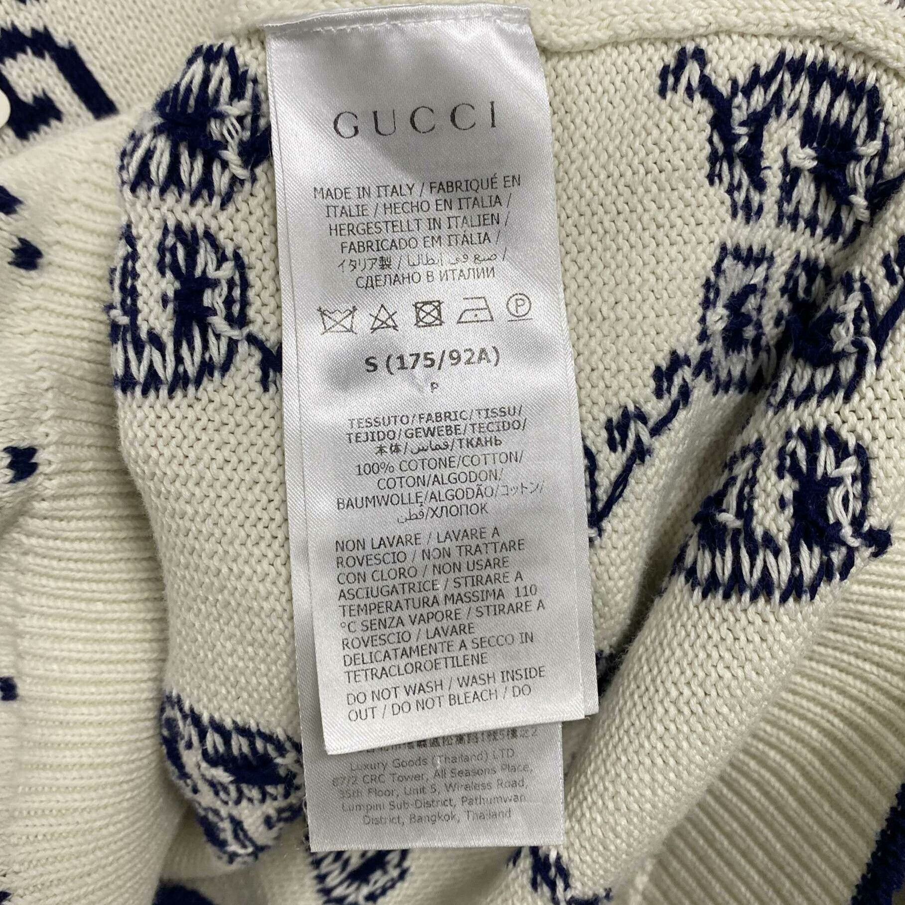 Gucci Gucci Retro Printed Sweater s Men Size US S / EU 44-46 / 1 - 5 Thumbnail