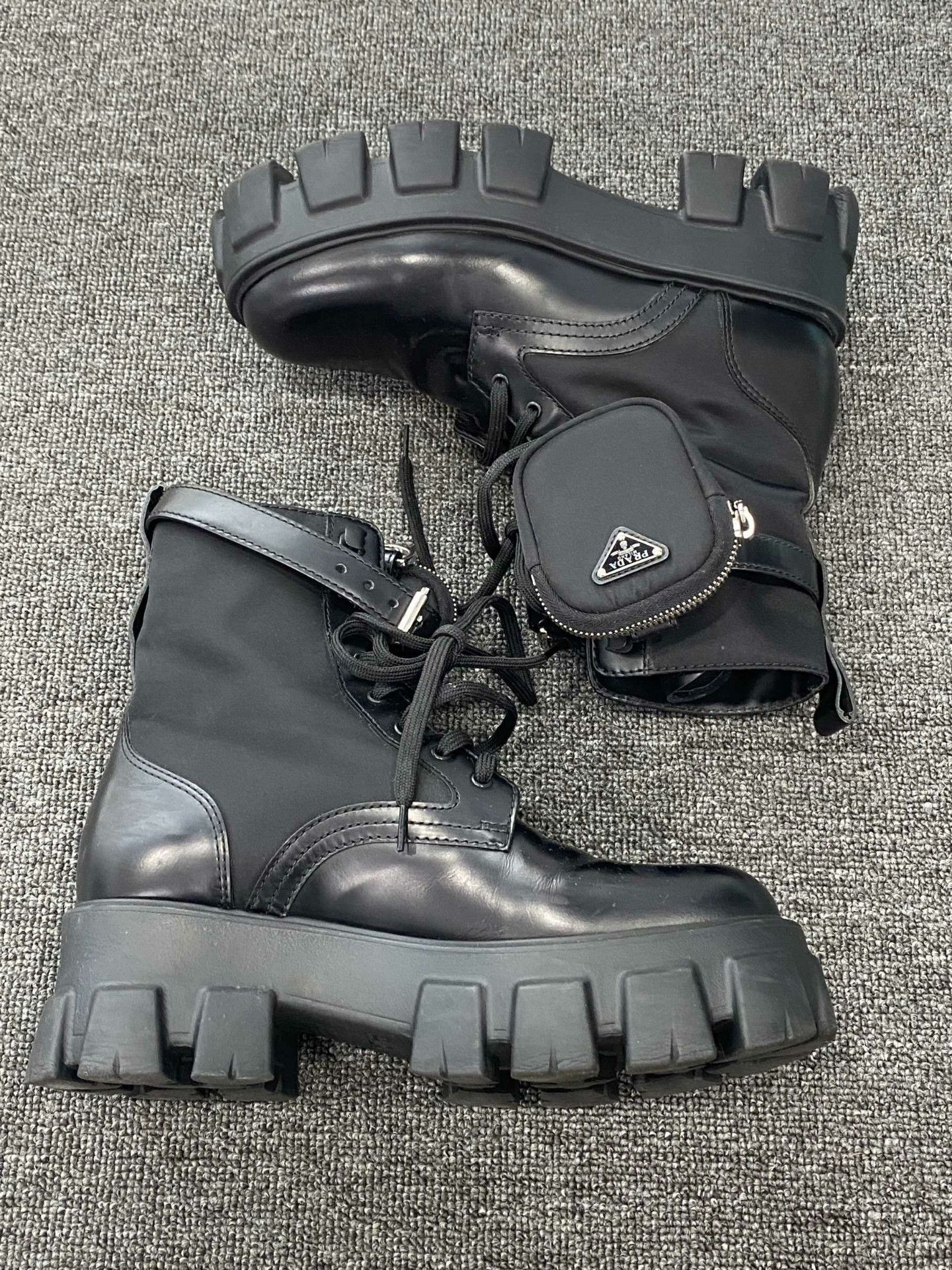 Prada Prada Retro Black Boots us_7-5 Women Size US 7.5 / IT 37.5 - 4 Thumbnail