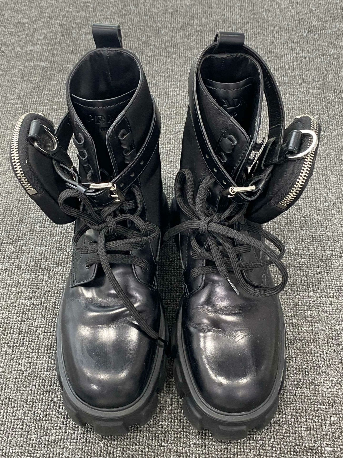 Prada Prada Retro Black Boots us_7-5 Women Size US 7.5 / IT 37.5 - 2 Thumbnail