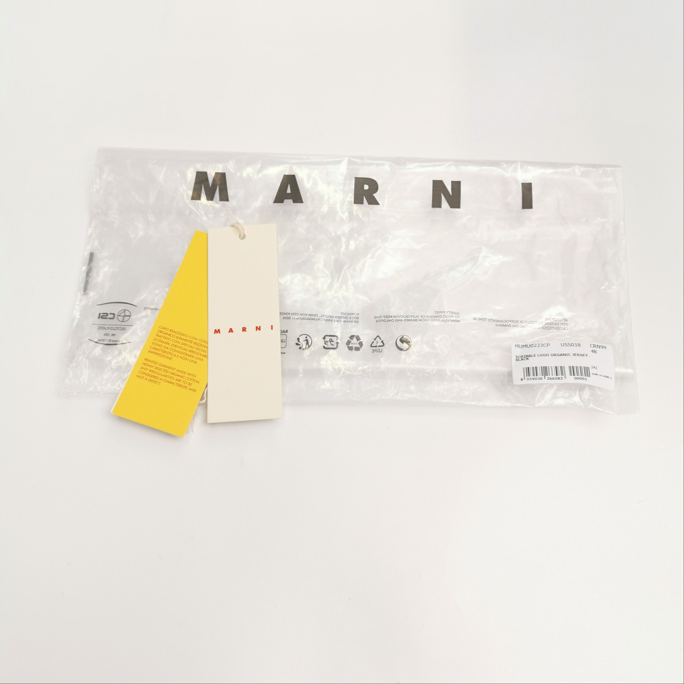 Marni Marni Scribble Logo T-Shirt EU 48 Size US M / EU 48-50 / 2 - 5 Thumbnail