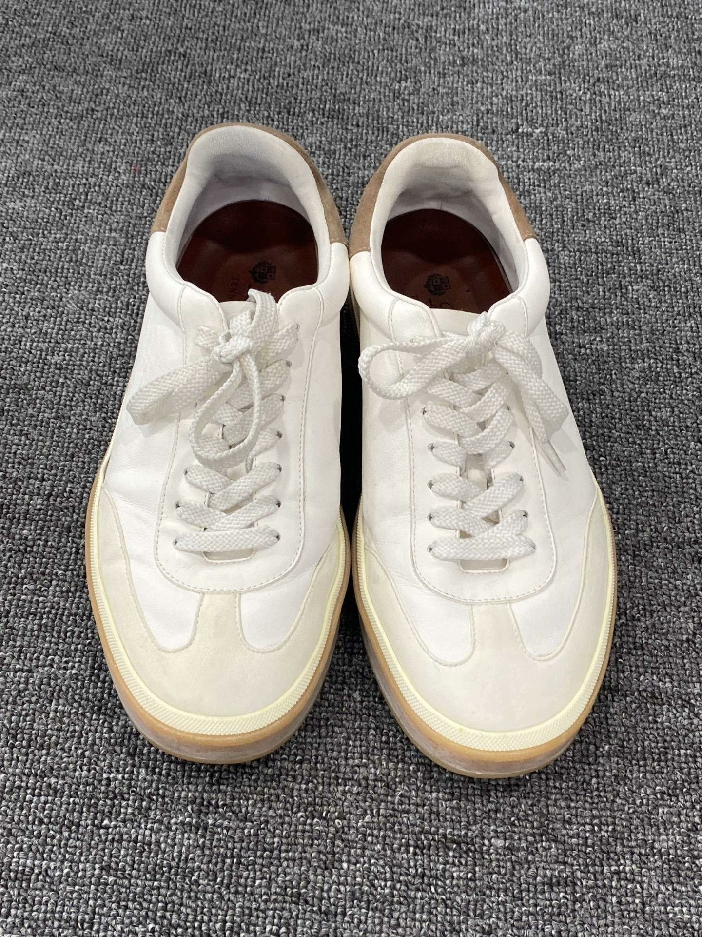 Loro Piana Loro Piana White Lowtop Sneakers 7 Men Size US 7 / EU 40 - 2 Thumbnail