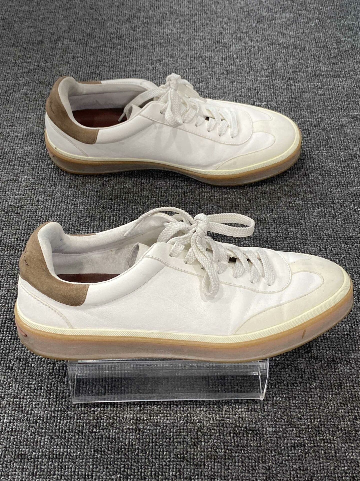Loro Piana Loro Piana White Lowtop Sneakers 7 Men Size US 7 / EU 40 - 4 Thumbnail