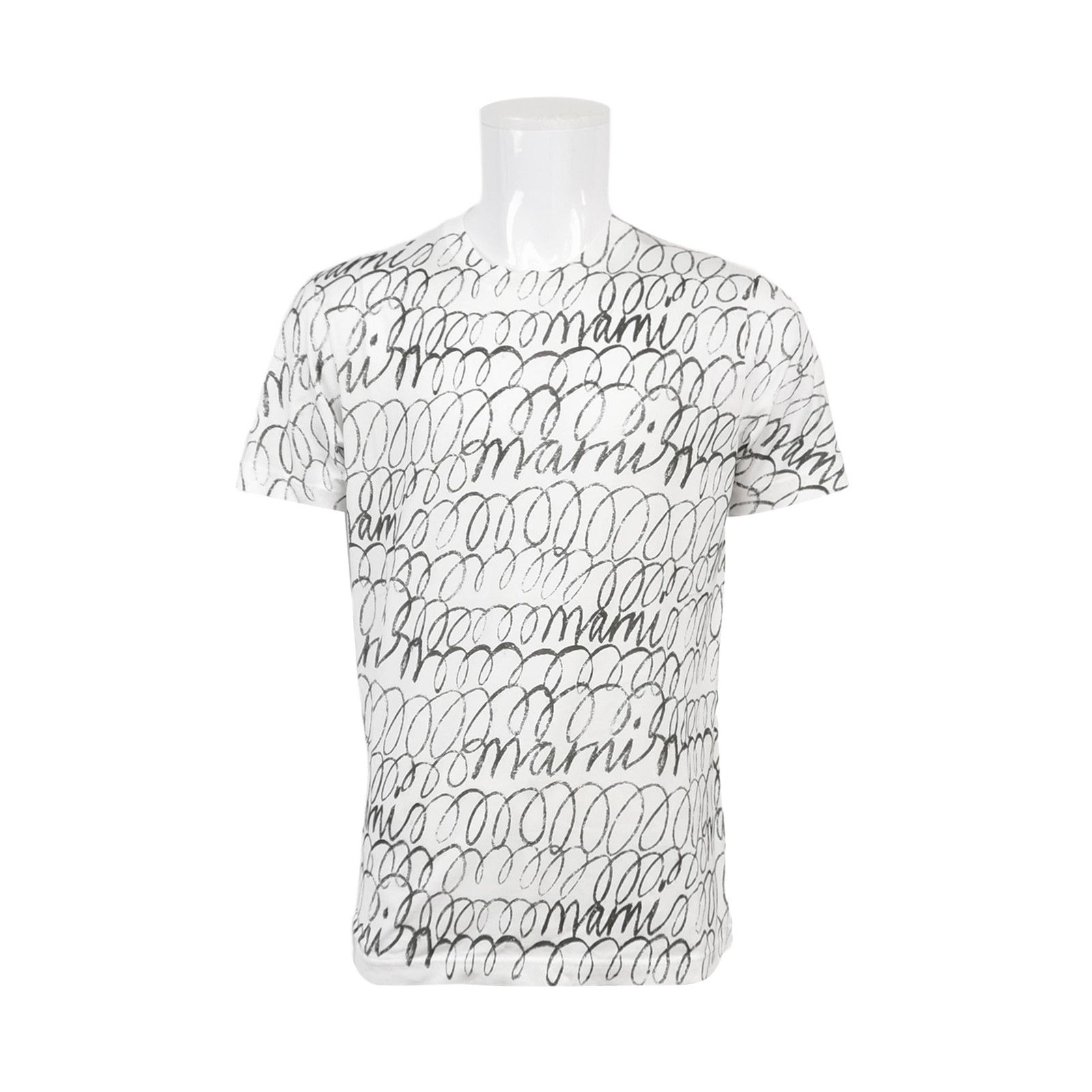 Marni Marni Scribble Print Logo T-Shirt Size 46 Size US S / EU 44-46 / 1 - 2 Thumbnail