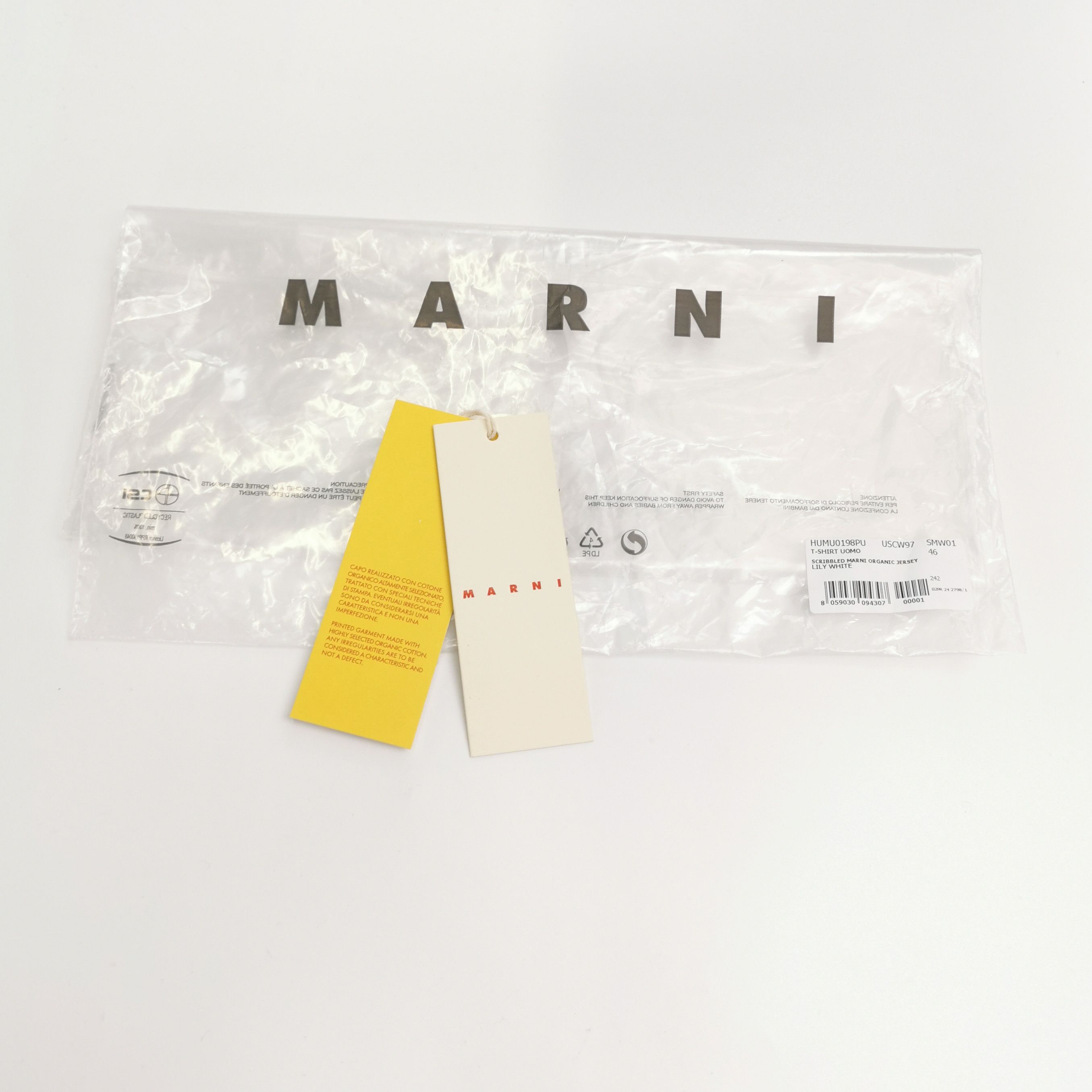 Marni Marni Scribble Print Logo T-Shirt Size 46 Size US S / EU 44-46 / 1 - 5 Thumbnail