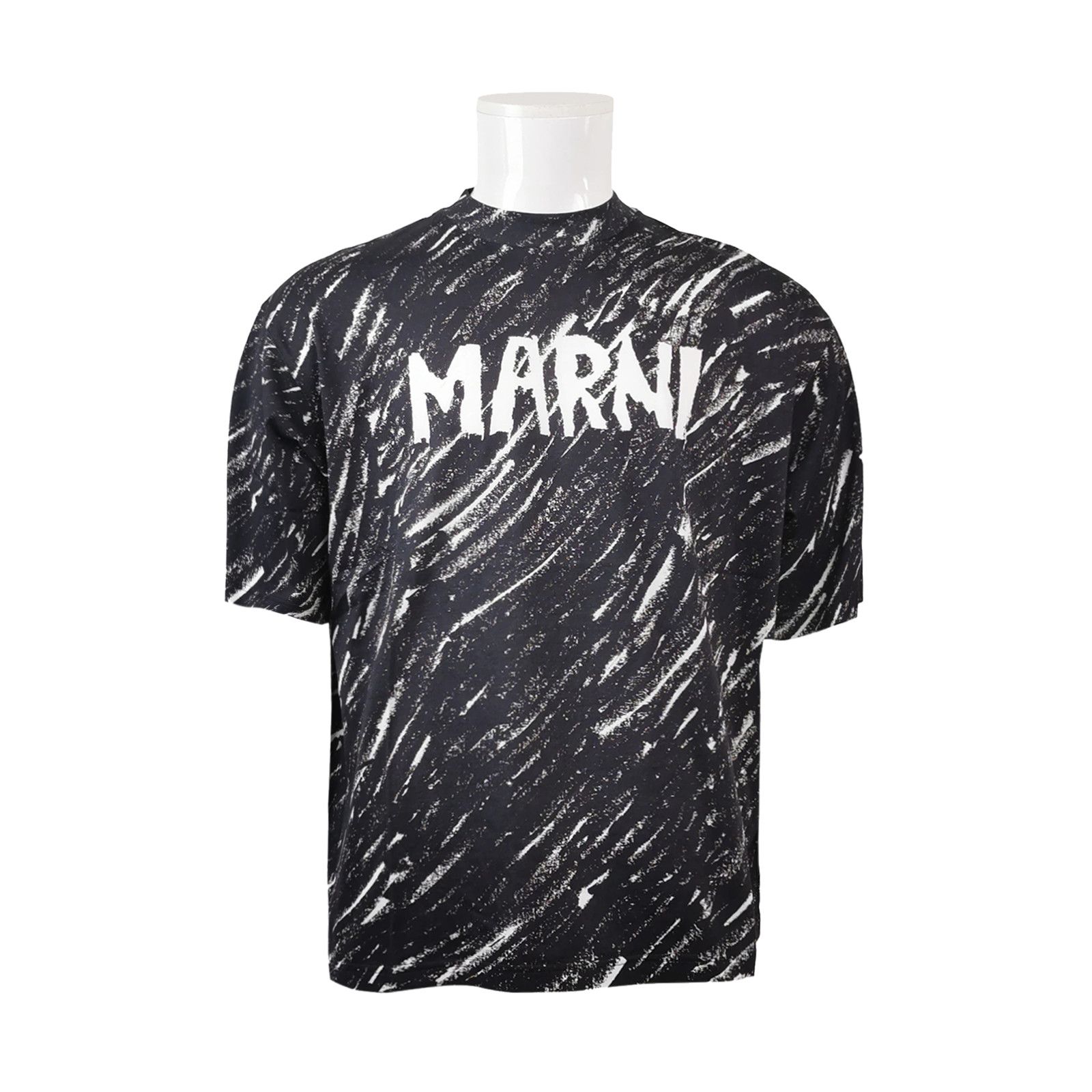 Marni Marni Scribble Graphic Logo T-Shirt EU 48 Size US M / EU 48-50 / 2 - 2 Thumbnail