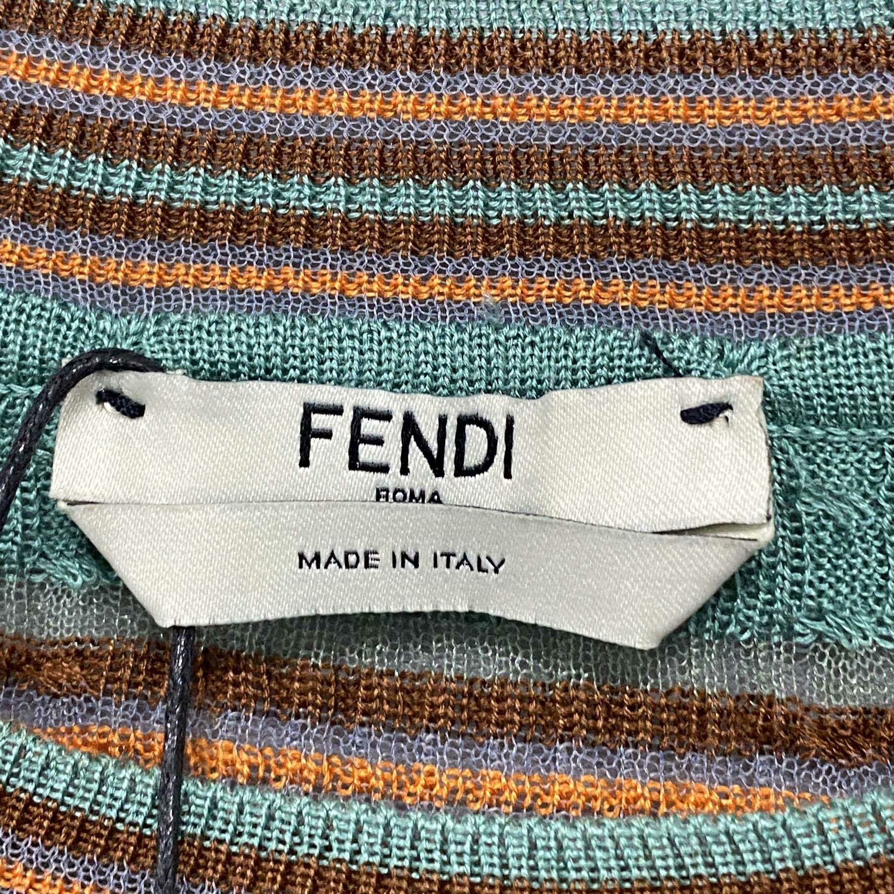 Fendi Fendi Knit Striped Sweater it_38 Women Size XS / US 0-2 / IT 36-38 - 4 Thumbnail