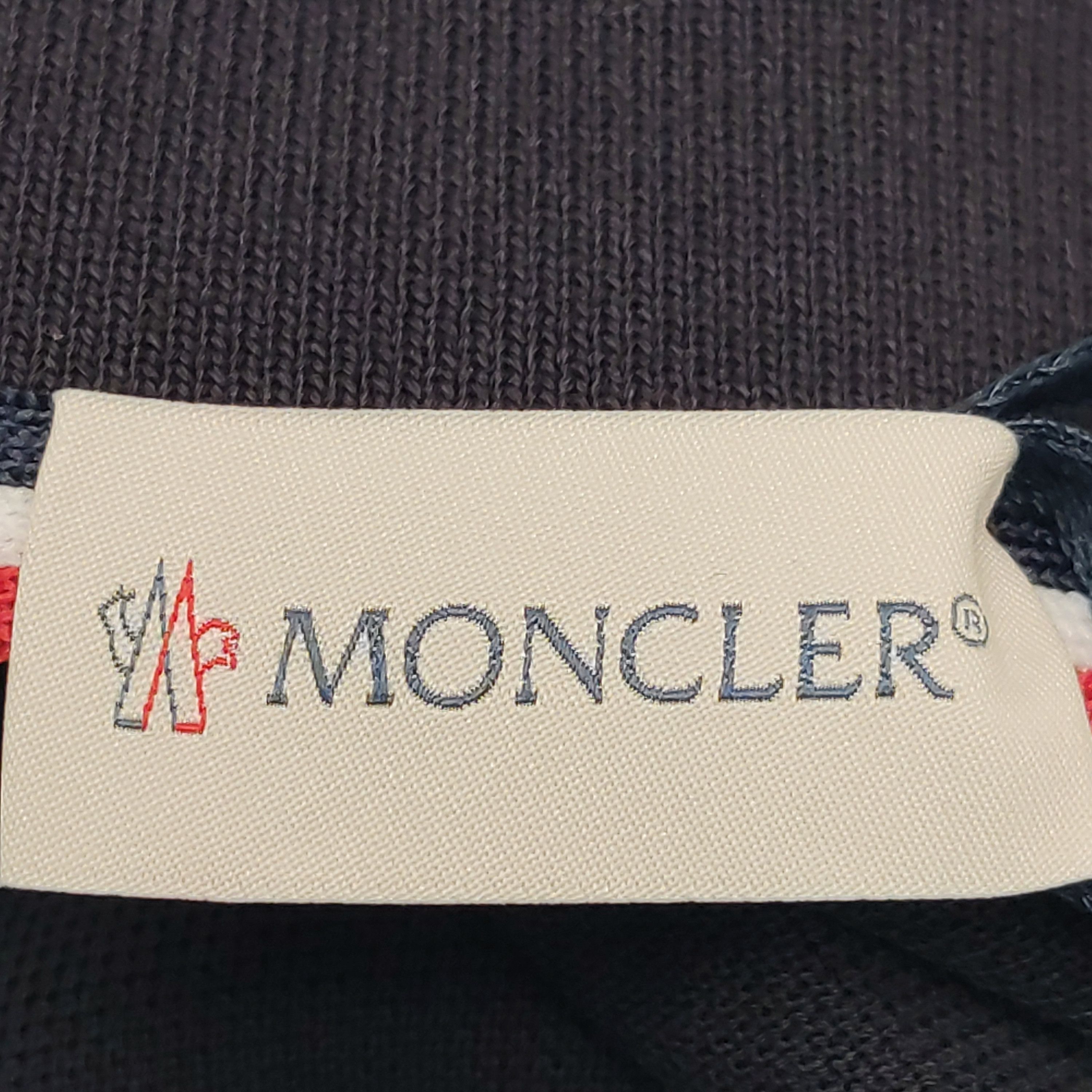 Moncler Moncler Long Sleeve Tipped Polo Size S Size US S / EU 44-46 / 1 - 7 Thumbnail