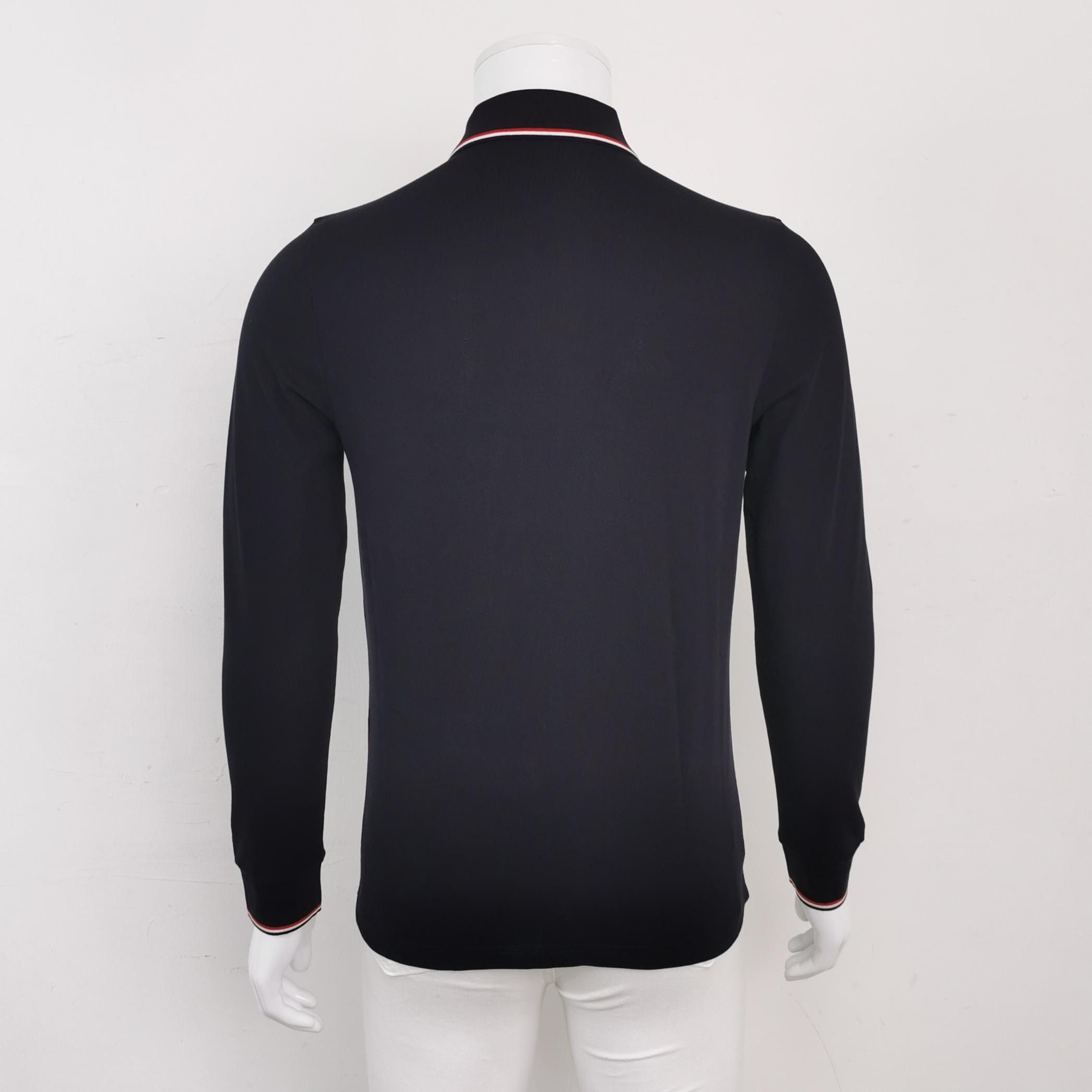 Moncler Moncler Long Sleeve Tipped Polo Size S Size US S / EU 44-46 / 1 - 3 Thumbnail