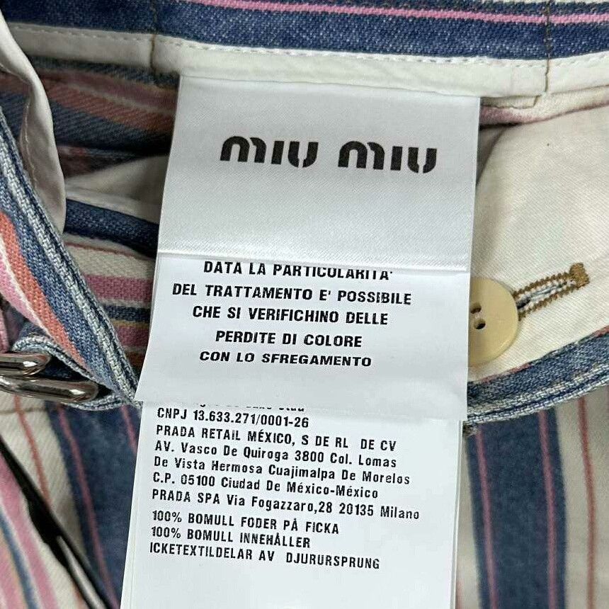 Miu Miu Miu Miu Retro Denim Jeans 36 Women Size 36" / US 14 / IT 50 - 6 Thumbnail