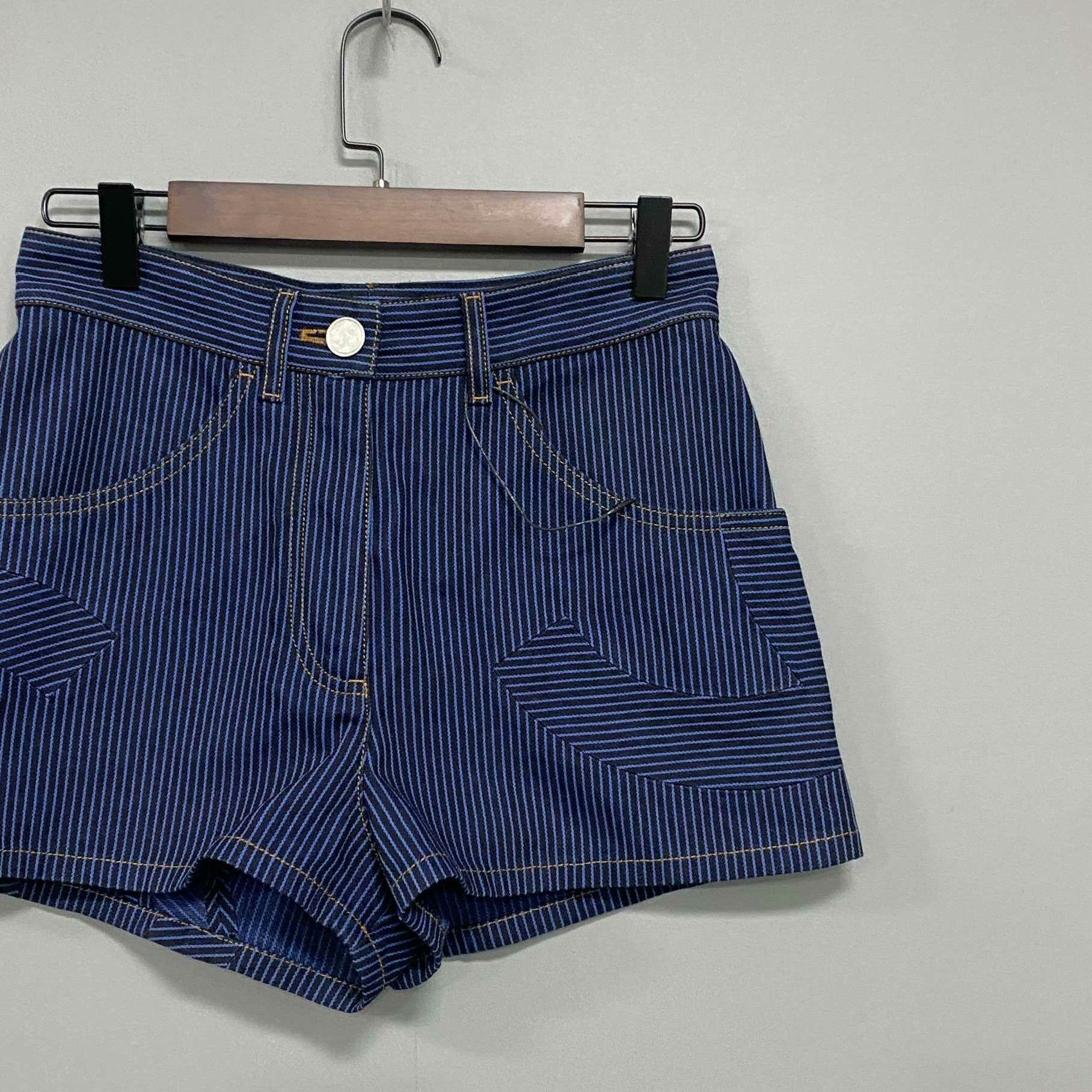 Chanel Chanel Denim Striped Blue Pants 34 Women Size 34" / US 12 / IT 48 - 2 Thumbnail