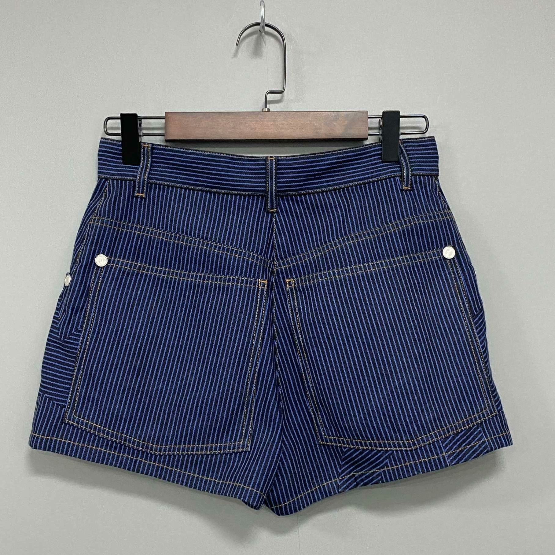 Chanel Chanel Denim Striped Blue Pants 34 Women Size 34" / US 12 / IT 48 - 3 Thumbnail