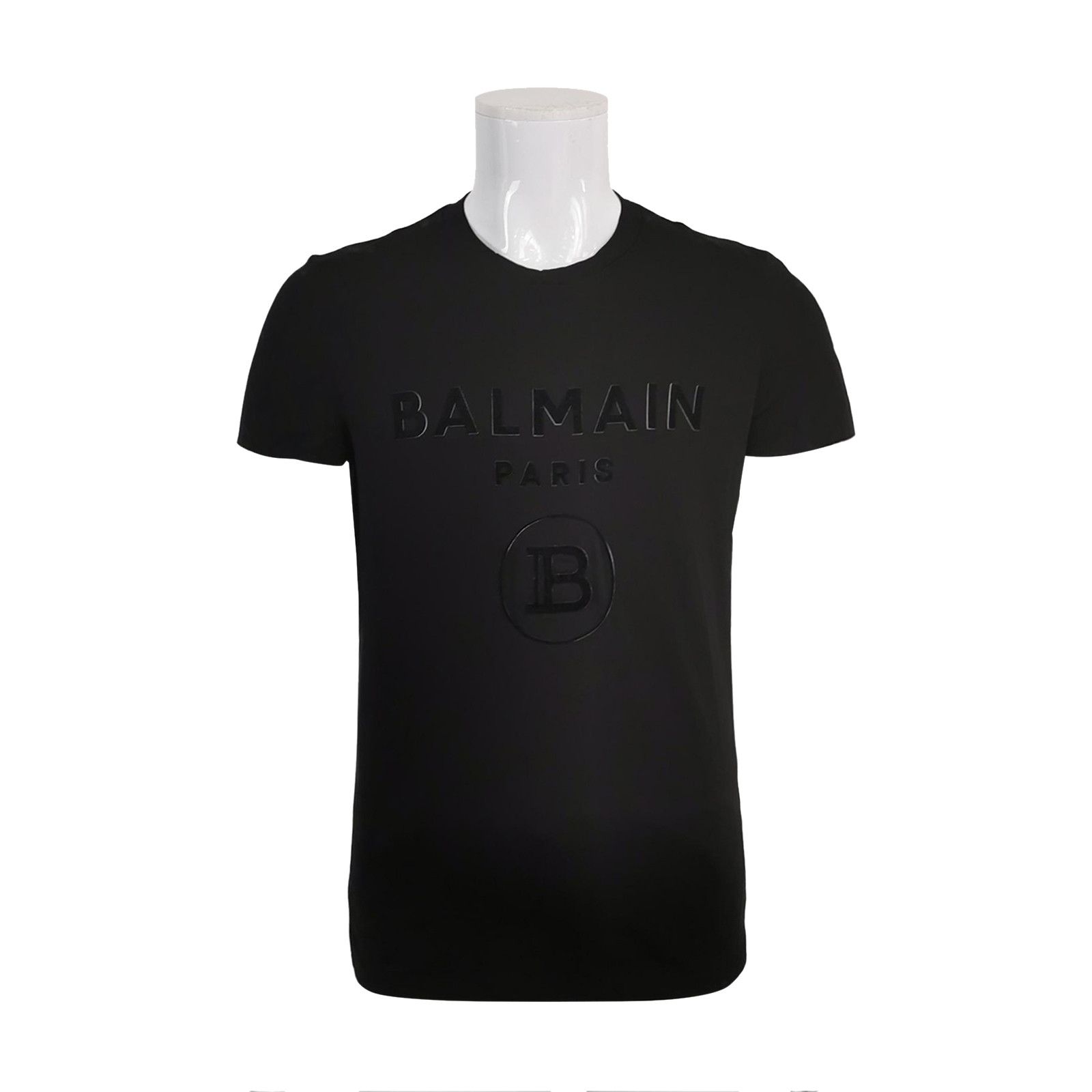 Balmain Balmain Embossed Logo Cotton T-Shirt Size S Size US S / EU 44-46 / 1 - 2 Thumbnail