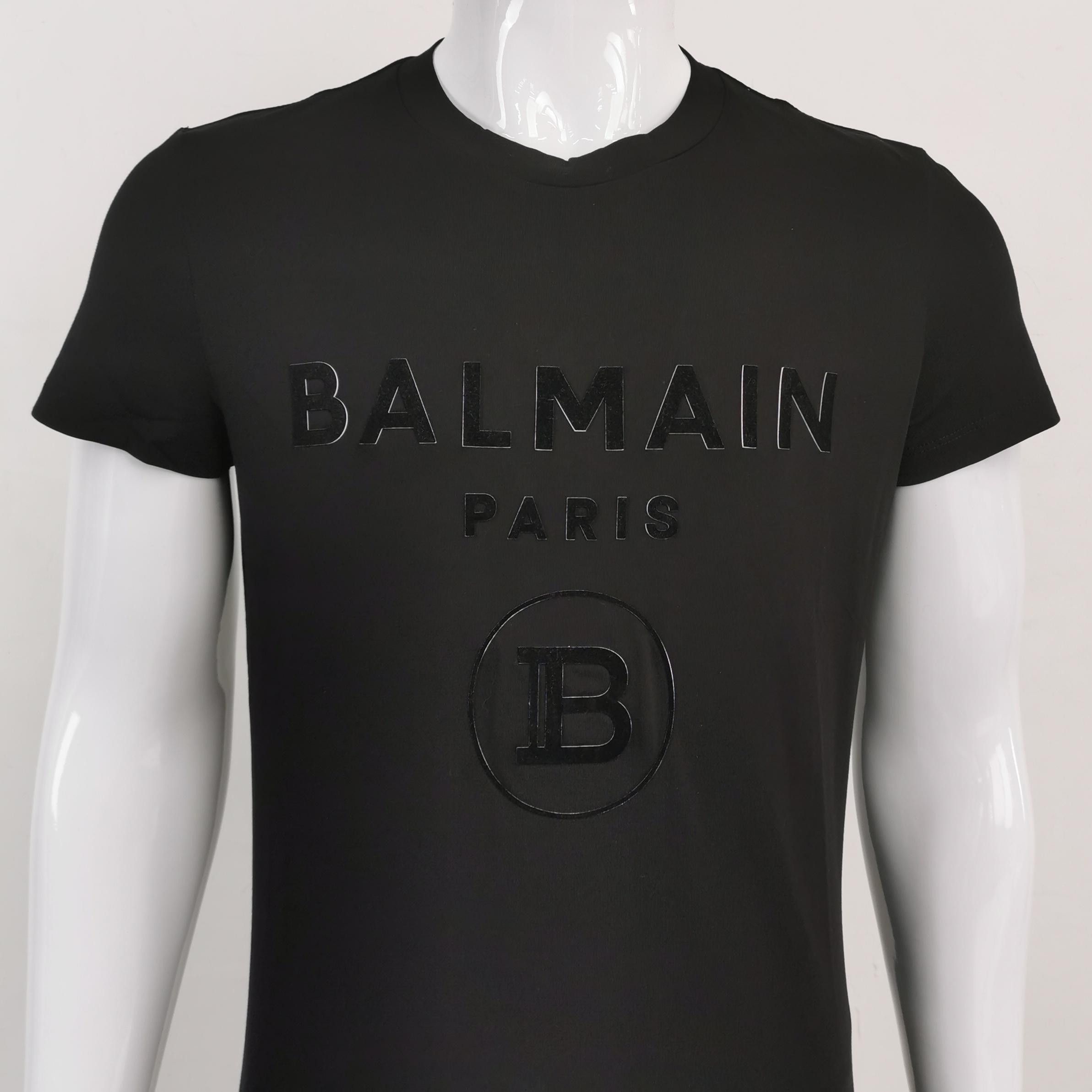 Balmain Balmain Embossed Logo Cotton T-Shirt Size S Size US S / EU 44-46 / 1 - 4 Thumbnail