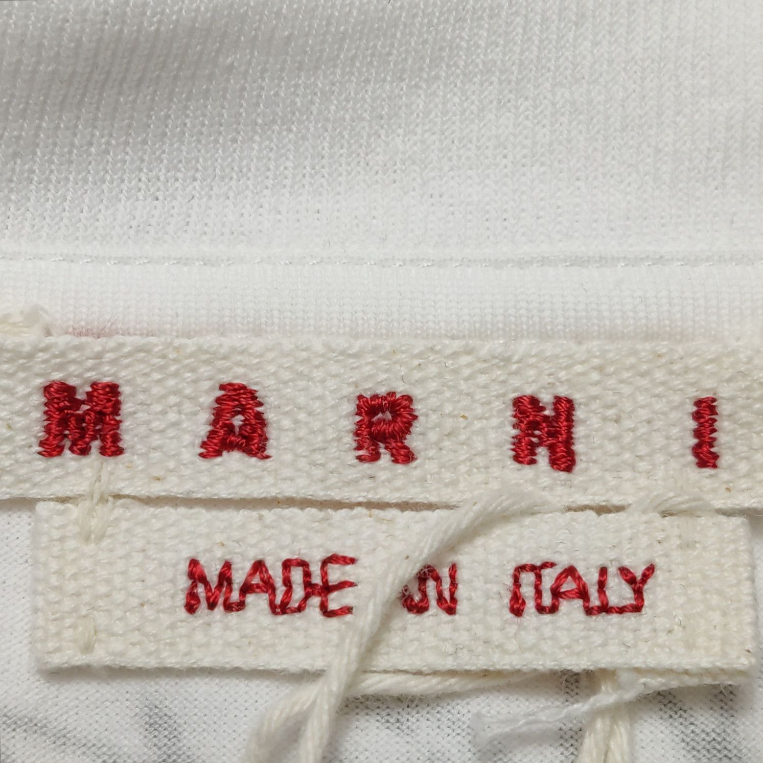 Marni Marni Script Logo Printed T-Shirt IT 46 Size L / US 10 / IT 46 - 6 Thumbnail