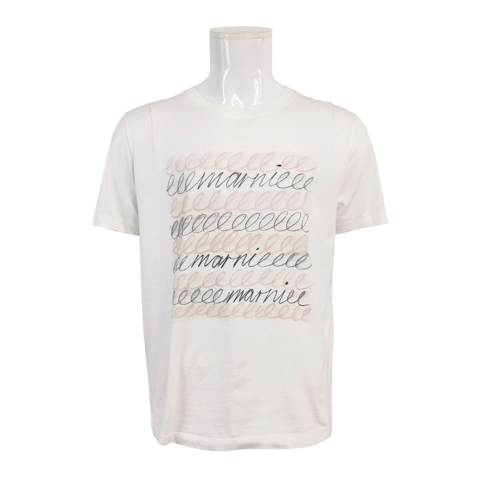 Marni Marni Script Logo Printed T-Shirt IT 46 Size L / US 10 / IT 46 - 2 Thumbnail