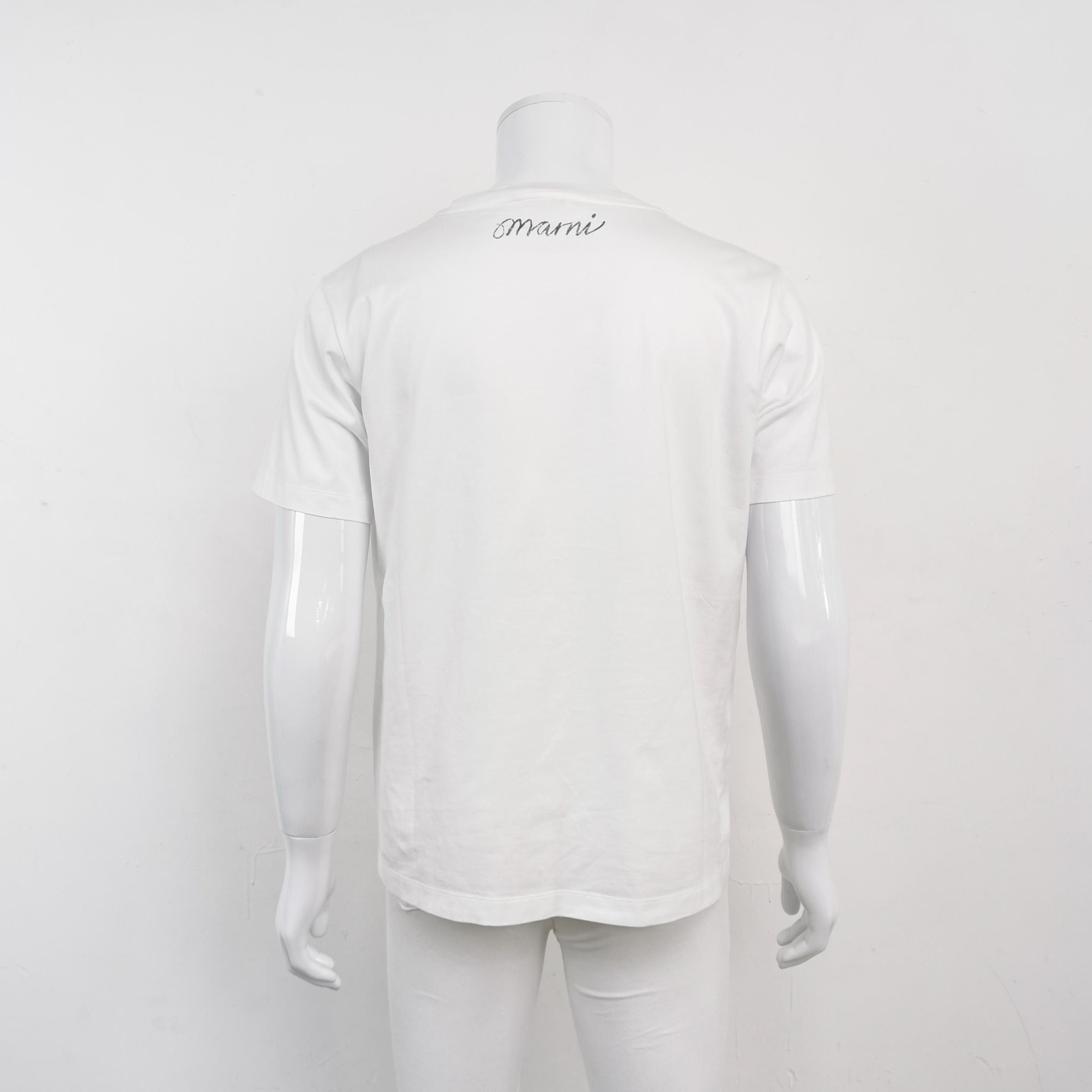 Marni Marni Script Logo Printed T-Shirt IT 46 Size L / US 10 / IT 46 - 3 Thumbnail