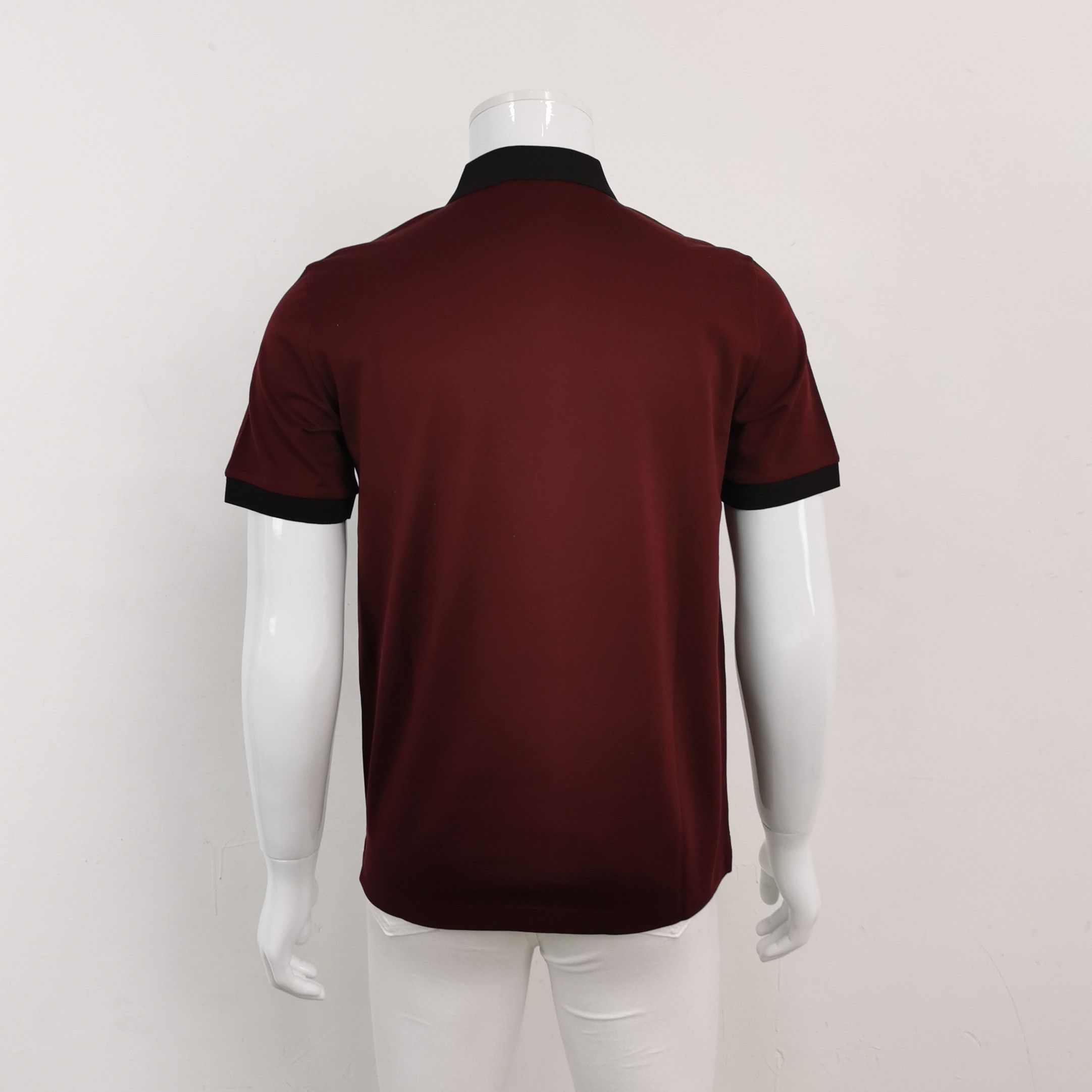 Prada Prada Bicolor Collar Pique Polo Size M Size US M / EU 48-50 / 2 - 3 Thumbnail
