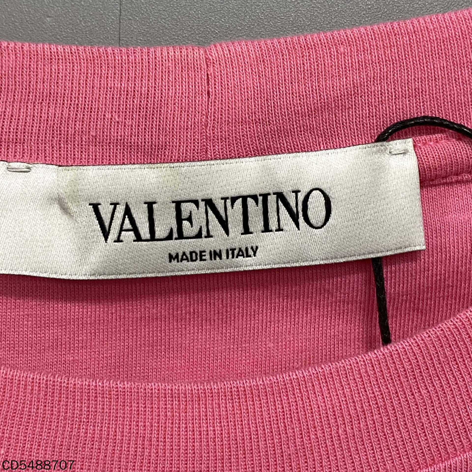 Valentino Valentino Retro Pink T-Shirt XS Women Size XS / US 0-2 / IT 36-38 - 4 Thumbnail