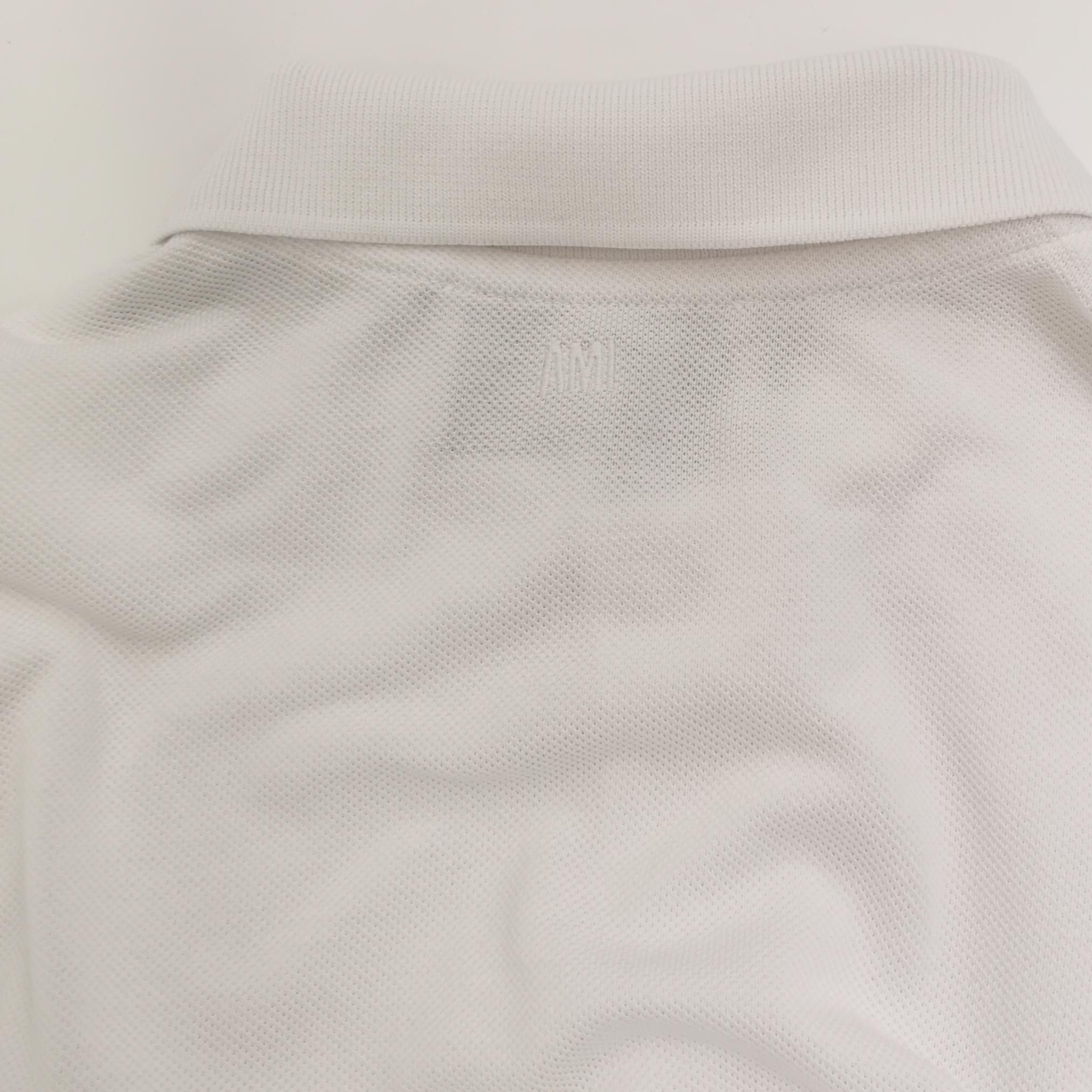 AMI AMI Heart Logo Pique Polo Shirt Size S Size US S / EU 44-46 / 1 - 5 Thumbnail