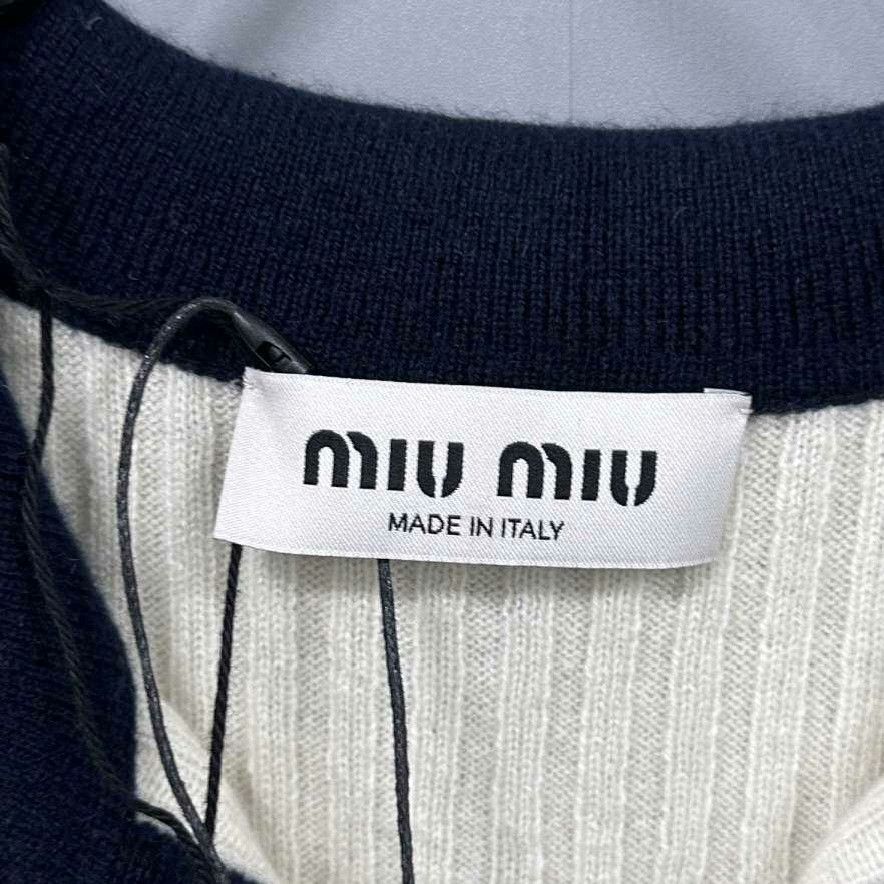 Miu Miu Miu Miu Retro Embroidered T-Shirt it_42 Women Size M / US 6-8 / IT 42-44 - 5 Thumbnail