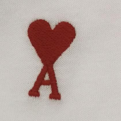 AMI AMI Ami de Coeur Heart Logo T-Shirt White XL Size US XL / EU 56 / 4 - 5 Thumbnail