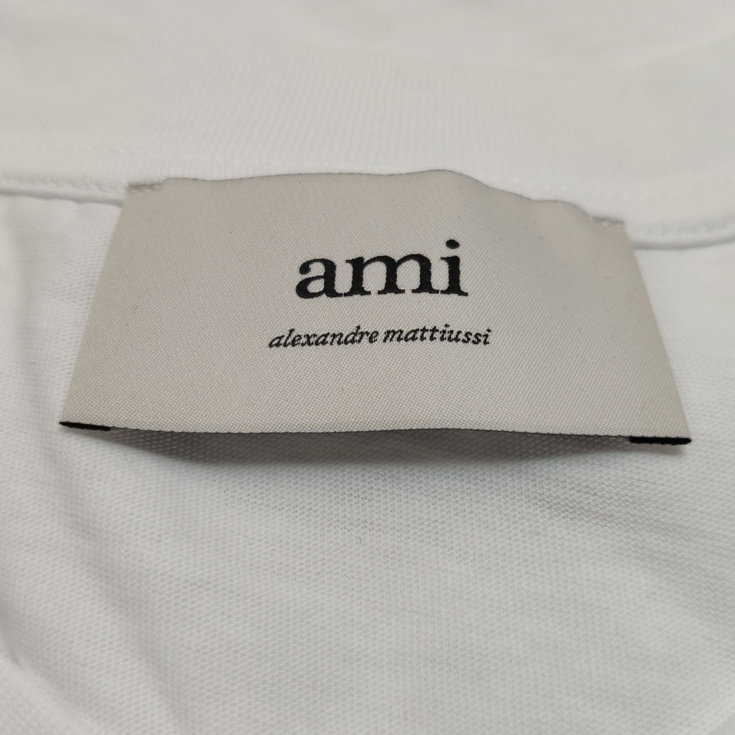 AMI AMI Ami de Coeur Heart Logo T-Shirt White XL Size US XL / EU 56 / 4 - 8 Thumbnail