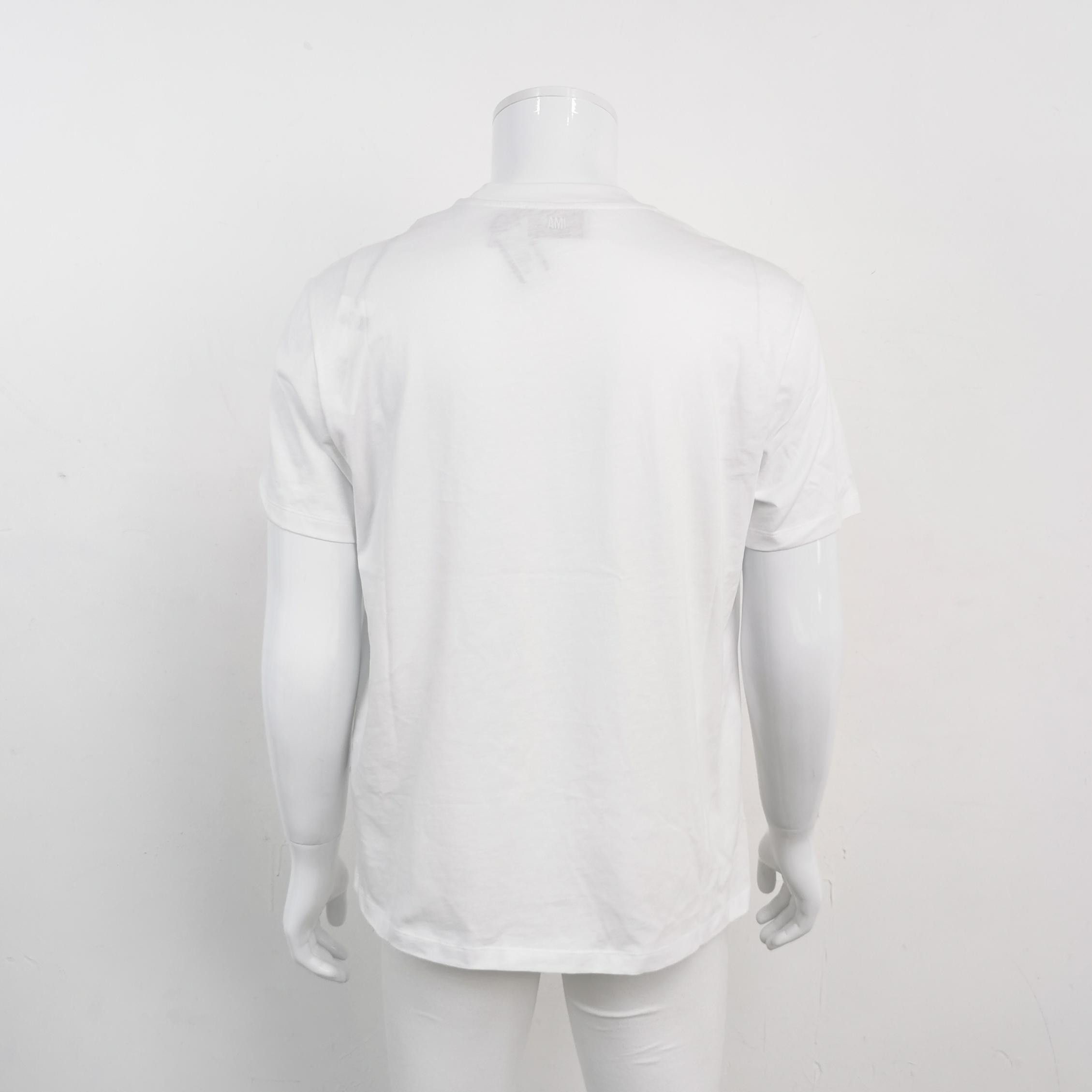 AMI AMI Ami de Coeur Heart Logo T-Shirt White XL Size US XL / EU 56 / 4 - 3 Thumbnail