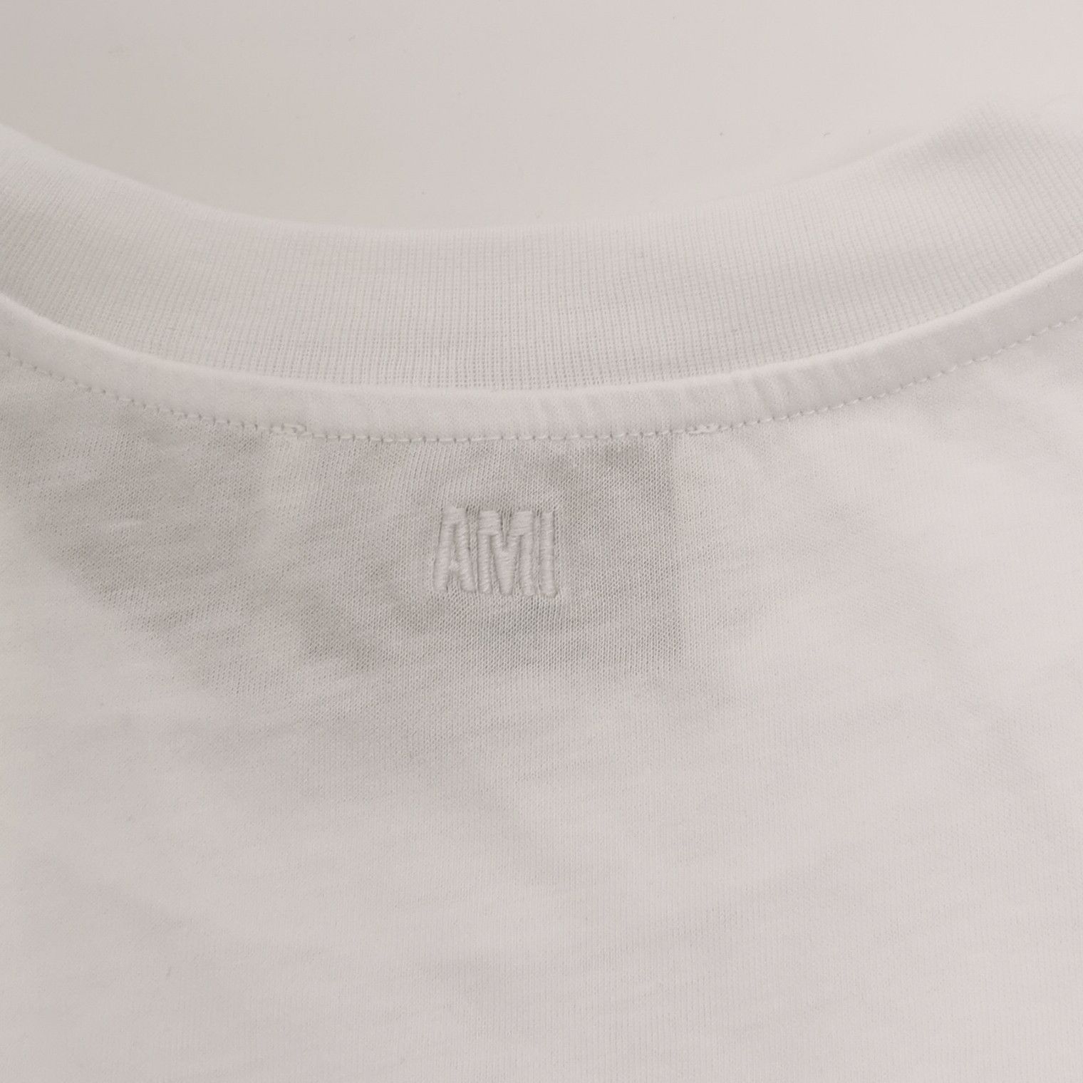 AMI AMI Ami de Coeur Heart Logo T-Shirt White XL Size US XL / EU 56 / 4 - 4 Thumbnail