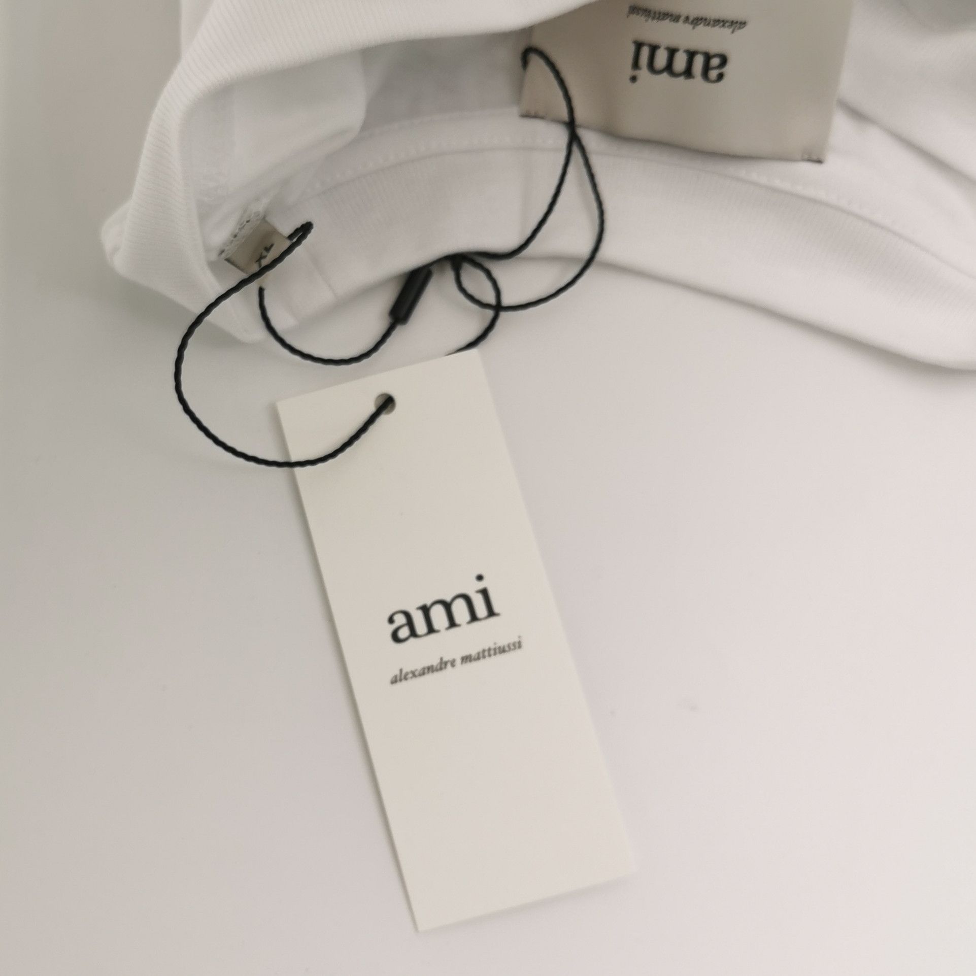 AMI AMI Ami de Coeur Heart Logo T-Shirt White XL Size US XL / EU 56 / 4 - 6 Thumbnail