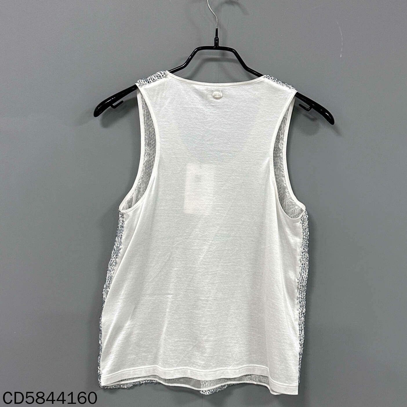 Chanel Chanel White Tank Top it_34 Women Size XXS / US 00 / IT 34 - 3 Thumbnail