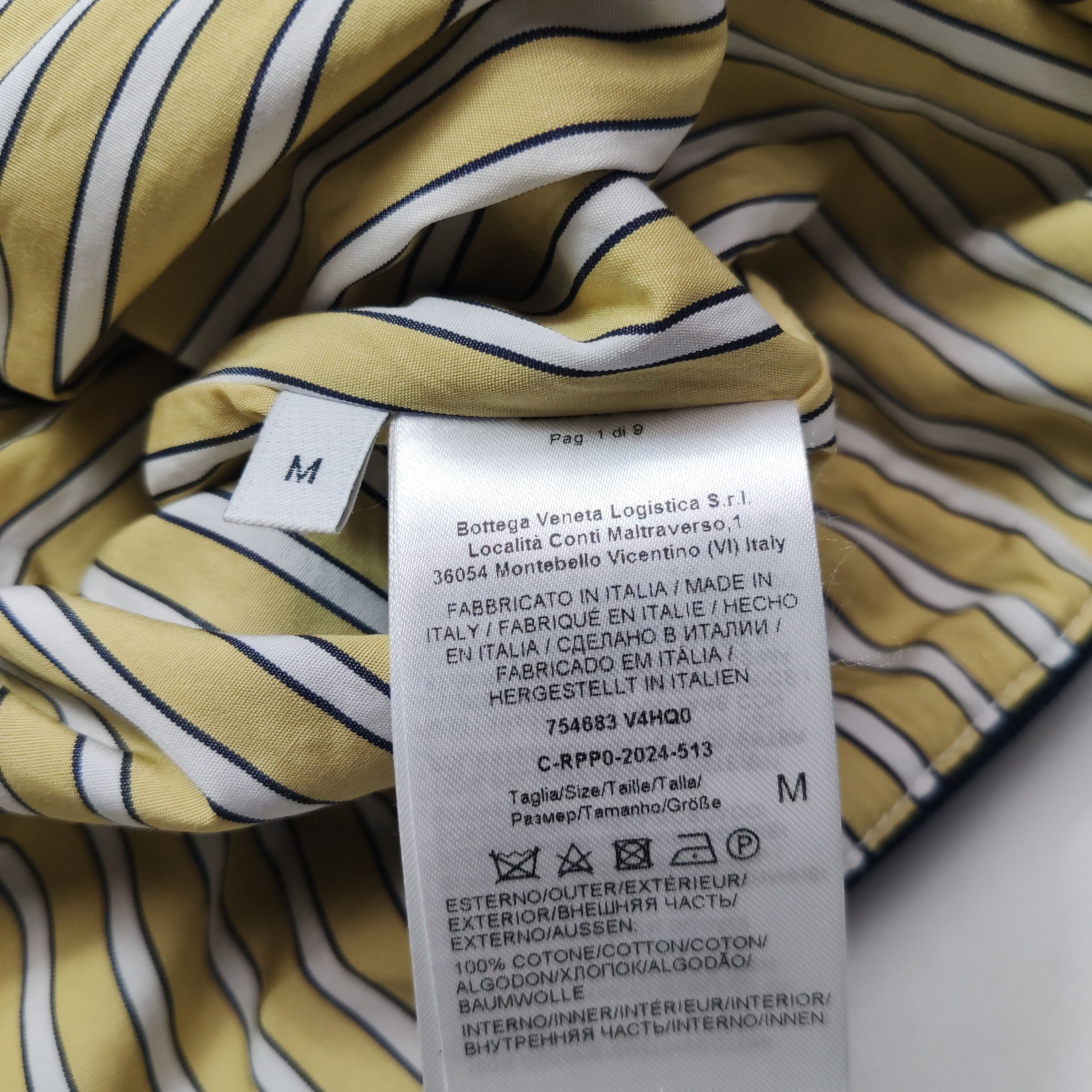 Bottega Veneta Bottega Veneta Solid Cotton Crewneck T-Shirt Size M Size US M / EU 48-50 / 2 - 7 Thumbnail