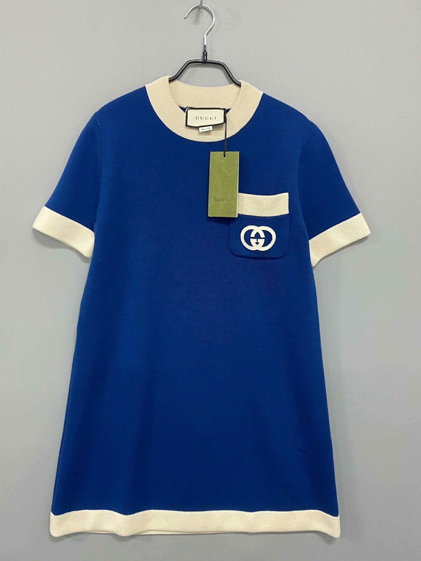 Gucci Gucci Knit Blue Dress S Women Size S / US 4 / IT 40 - 2 Thumbnail