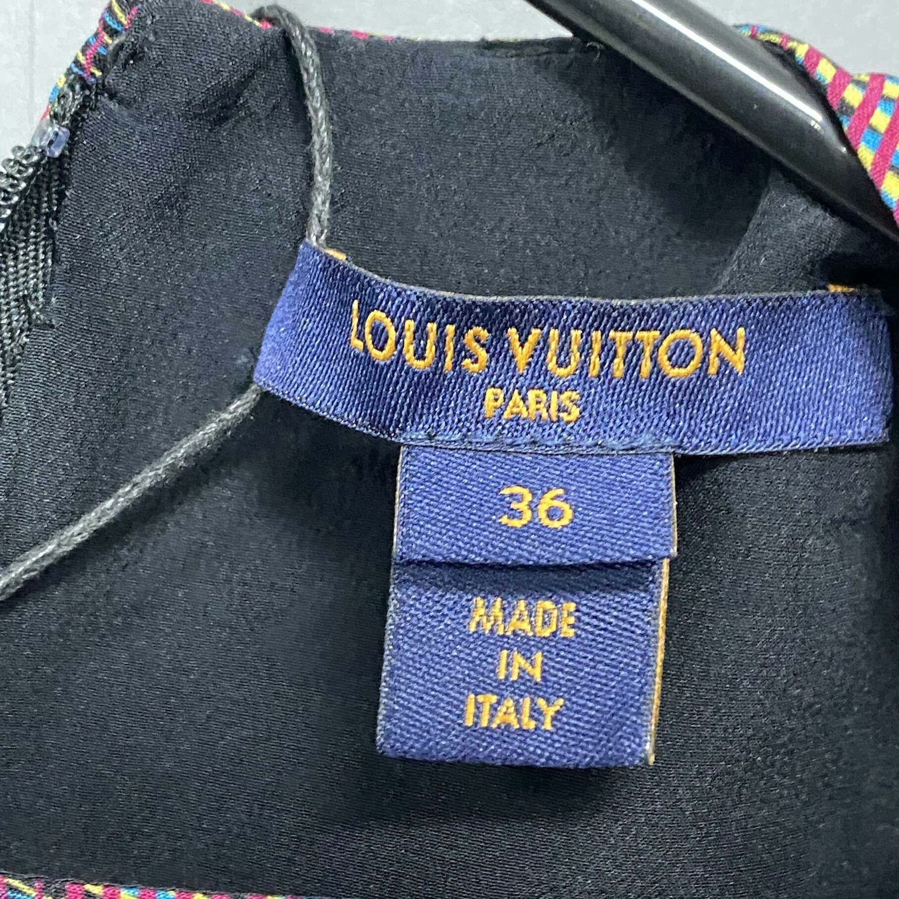 Louis Vuitton Louis Vuitton Silk Multi Dress S Women Size S / US 4 / IT 40 - 5 Thumbnail