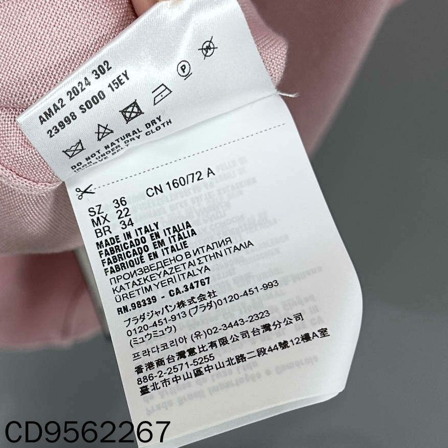 Prada Prada Pink Belt S Women Size S / US 4 / IT 40 - 4 Thumbnail
