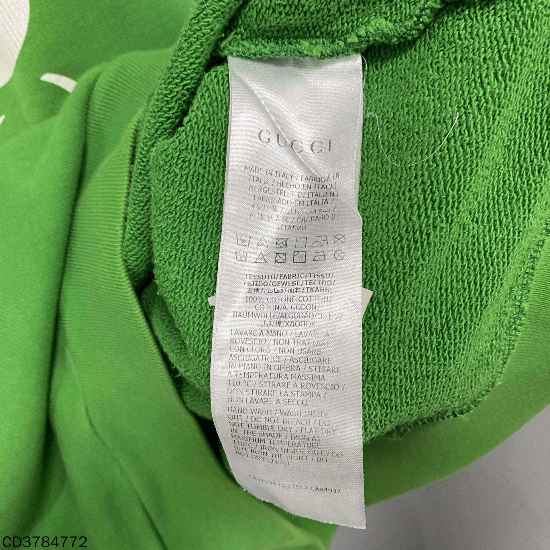 Gucci Gucci Retro Green Hoodie s Men Size US S / EU 44-46 / 1 - 5 Thumbnail