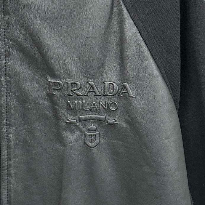 Prada Prada Leather White Leather Jacket S Women Size S / US 4 / IT 40 - 4 Thumbnail