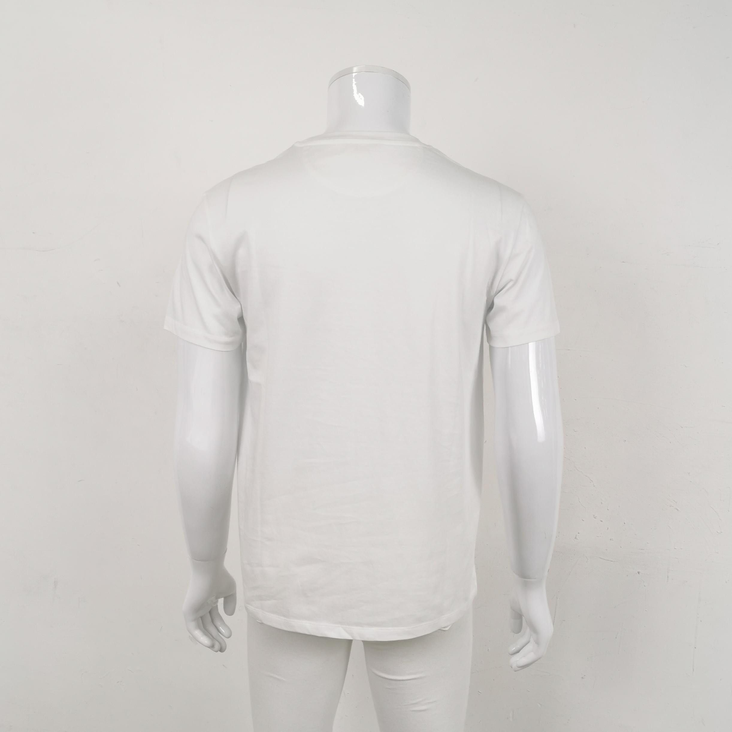 Valentino Valentino White Cotton Crewneck T-Shirt Size M Size US M / EU 48-50 / 2 - 3 Thumbnail