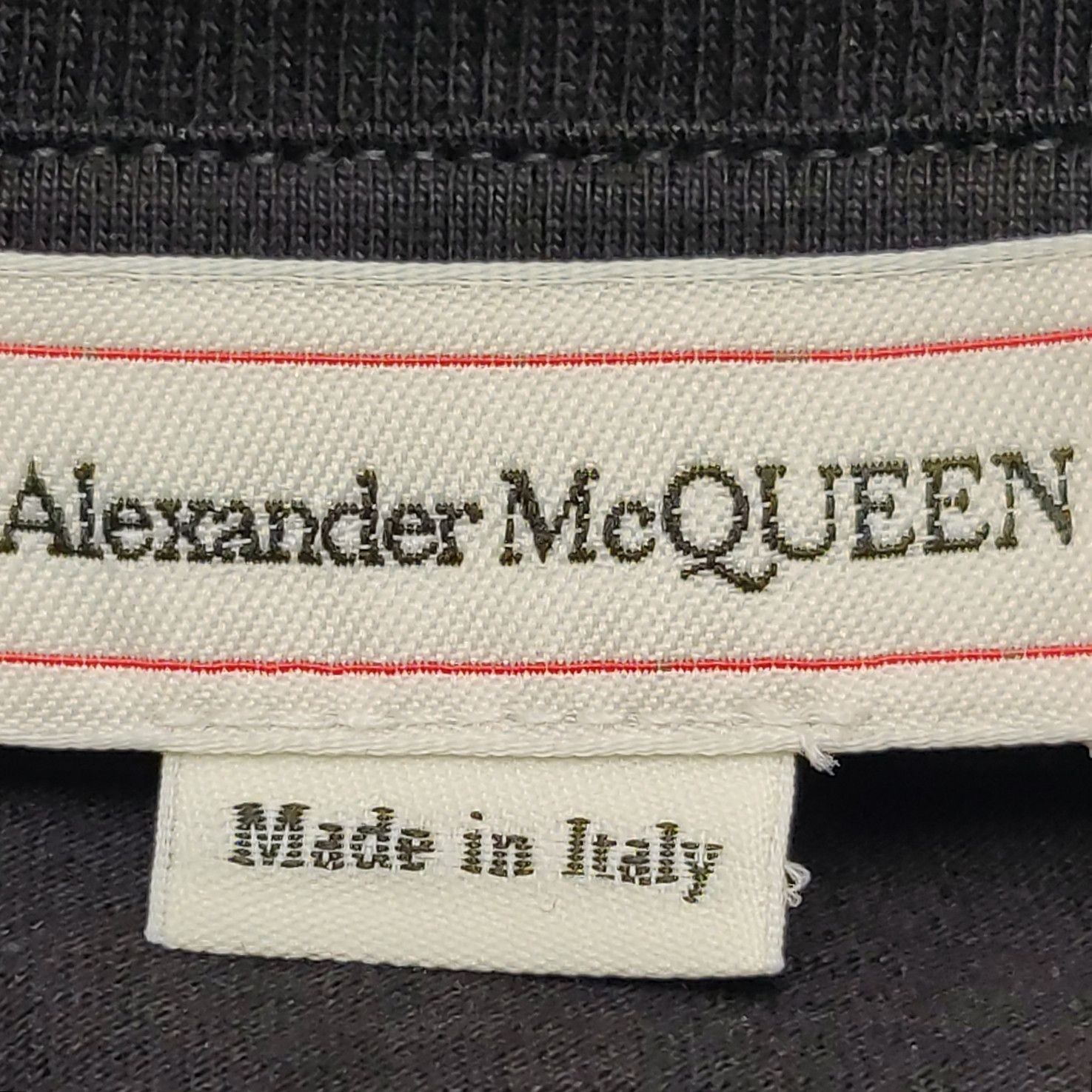 Alexander McQueen Alexander McQueen Brushstroke Logo T-Shirt US M Size US M / EU 48-50 / 2 - 7 Thumbnail