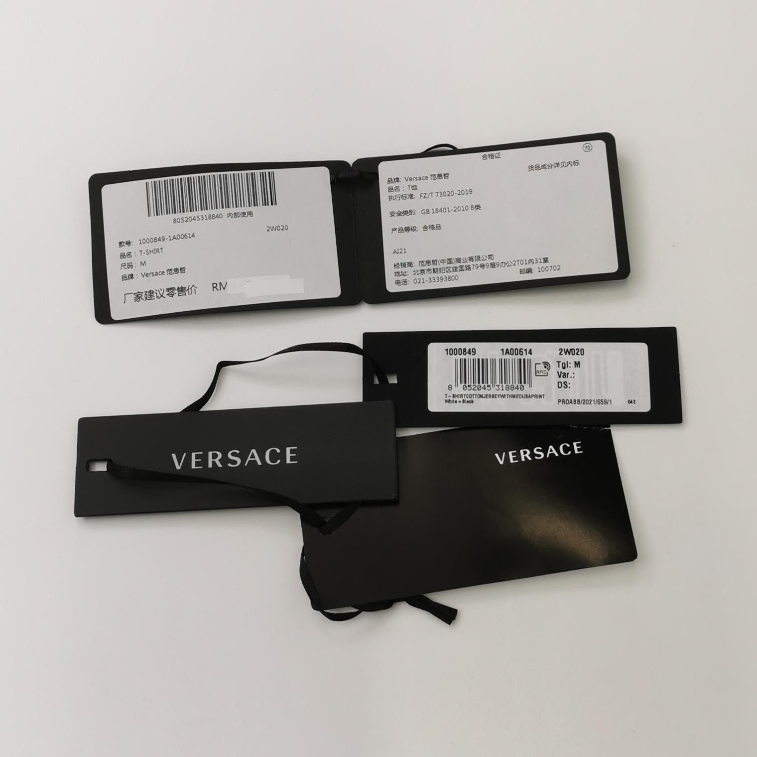 Versace Versace Medusa Logo Circle T-Shirt Size M Size US M / EU 48-50 / 2 - 6 Thumbnail