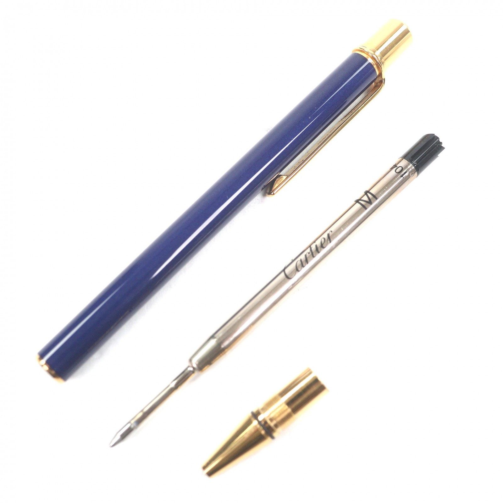 Cartier Cartier Cartier Must de Cartier Ballpoint Pen Others Pen DUTY FREE for USA Size ONE SIZE - 3 Thumbnail