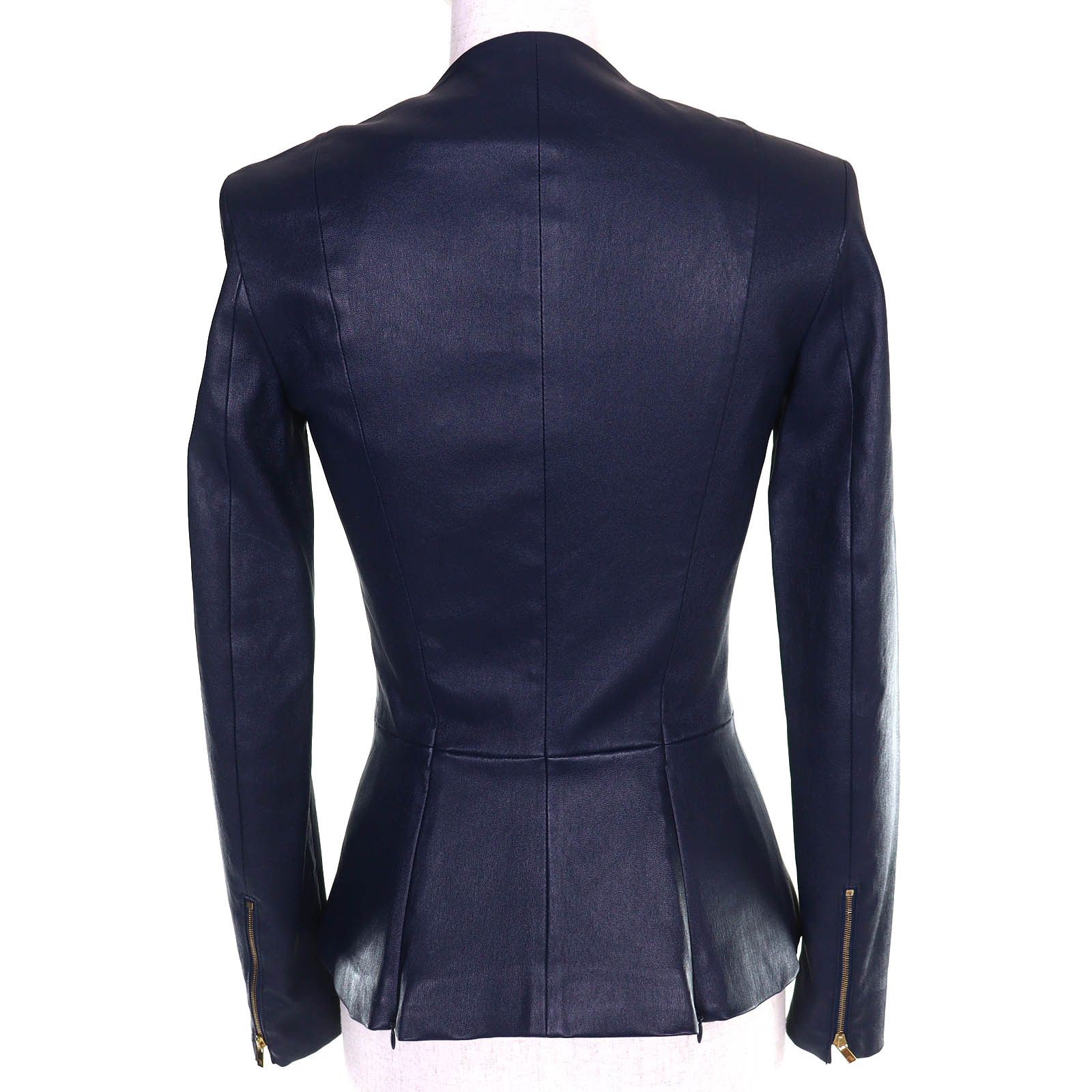 The Row The Row THE ROW Anasta Lamb Leather Jacket Leather Outerwear DUTY FREE for USA Size ONE SIZE - 3 Thumbnail