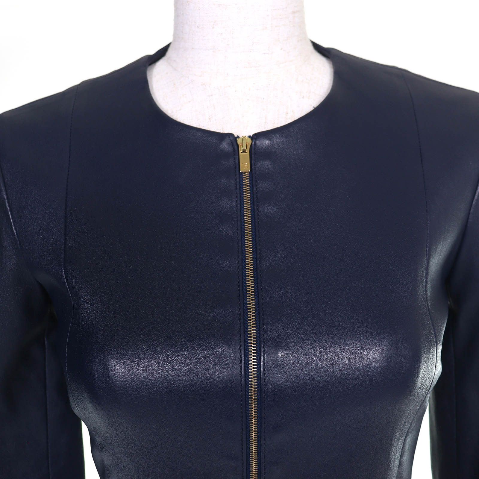 The Row The Row THE ROW Anasta Lamb Leather Jacket Leather Outerwear DUTY FREE for USA Size ONE SIZE - 4 Thumbnail