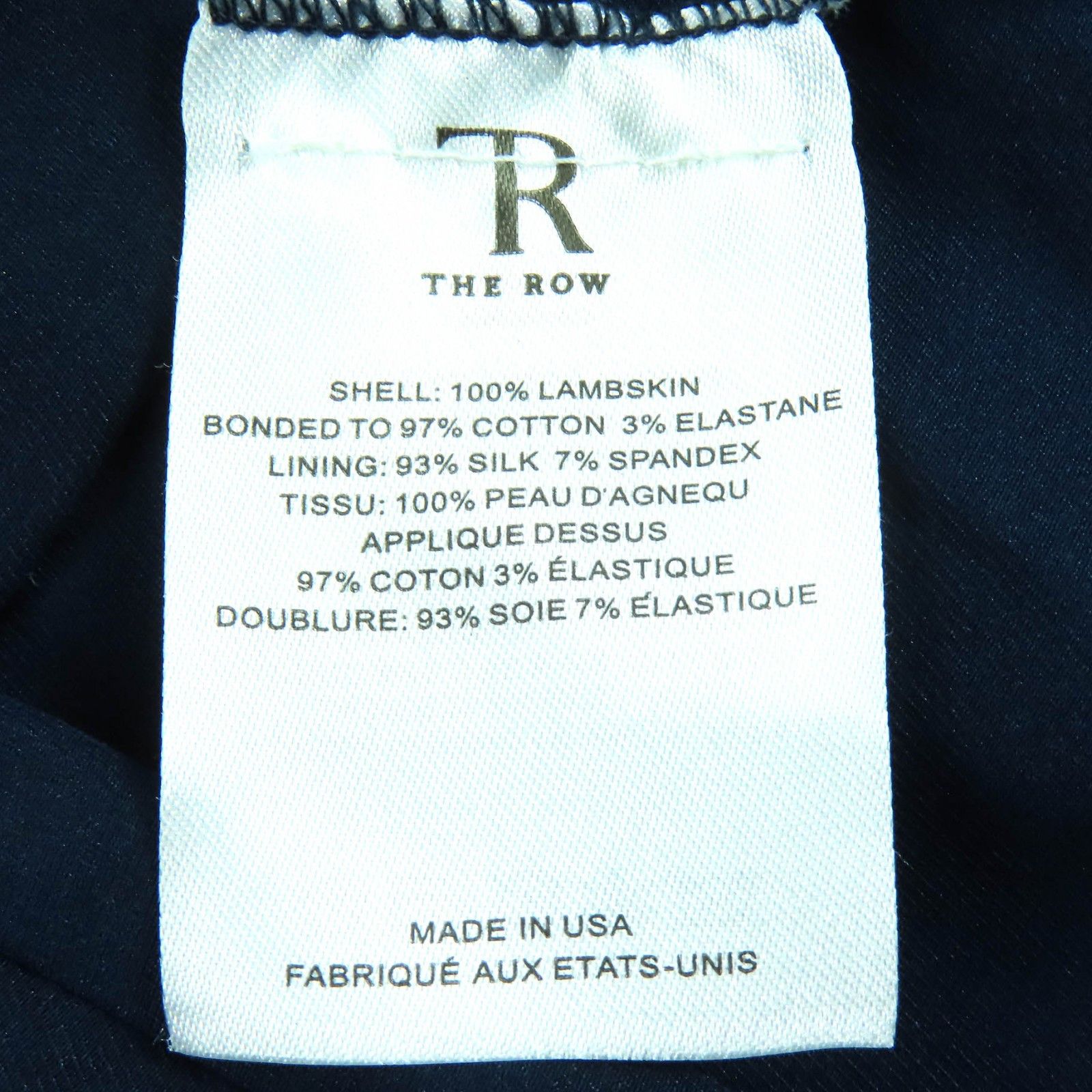 The Row The Row THE ROW Anasta Lamb Leather Jacket Leather Outerwear DUTY FREE for USA Size ONE SIZE - 10 Thumbnail