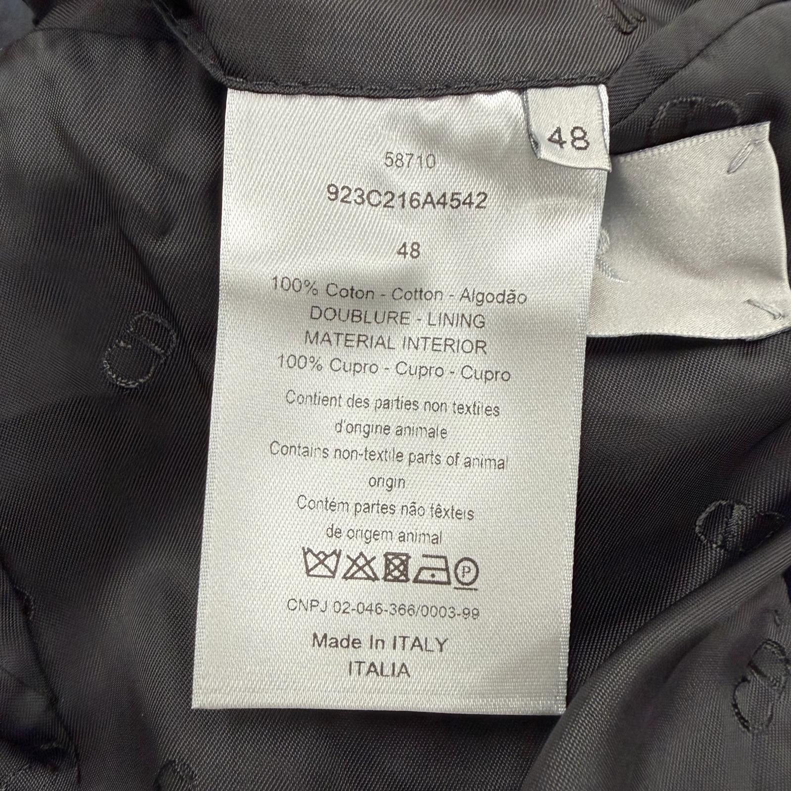 Dior Dior Dior Cotton Jacket Textile Outerwear 923C216A4542 DUTY FREE for USA Size ONE SIZE - 8 Thumbnail