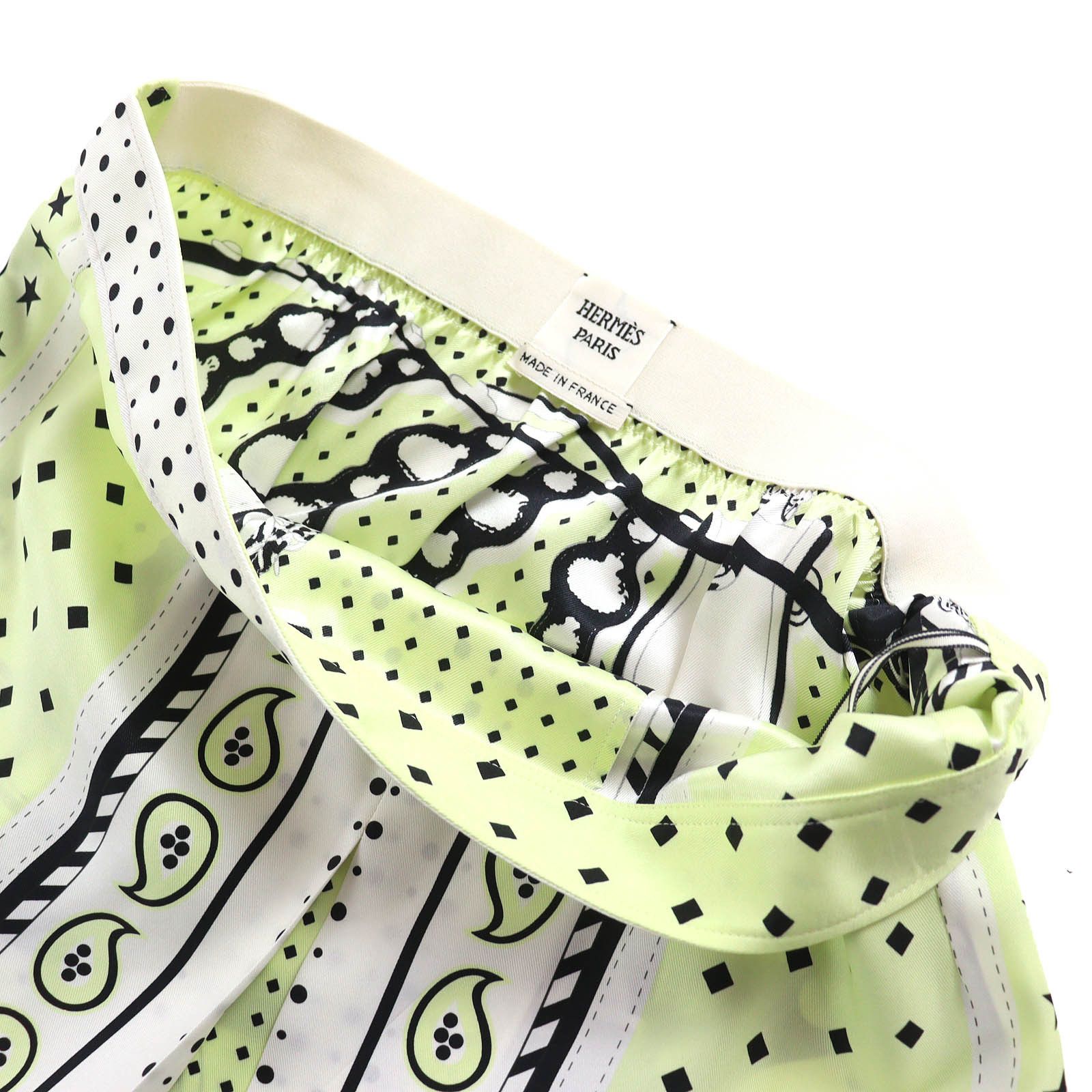Hermes Hermes Hermes Harnais De Cour Silk Skirt Textile Skirts DUTY FREE for USA Size ONE SIZE - 4 Thumbnail
