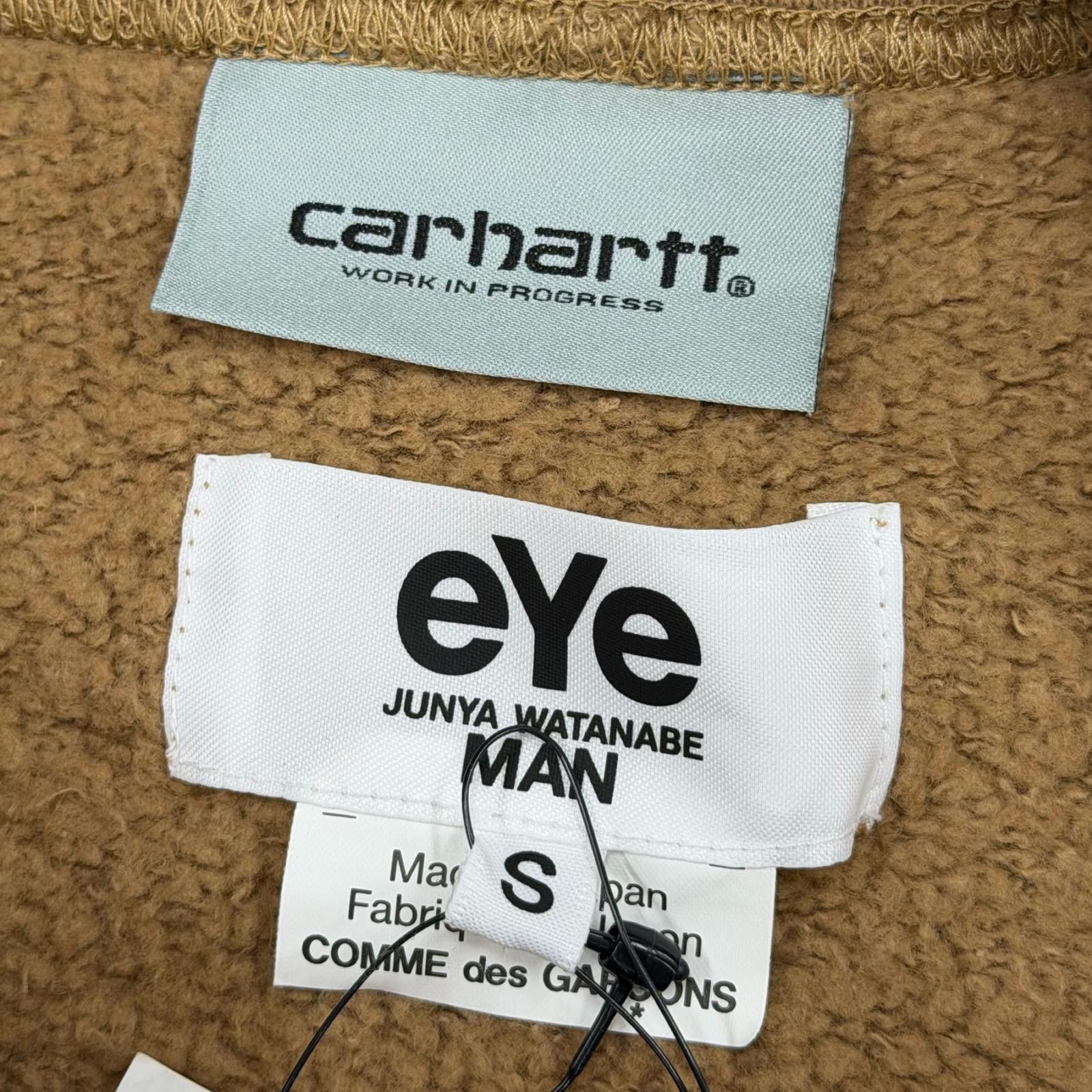 Junya Watanabe Junya Watanabe eYe COMME des GARCONS JUNYA WATANABE MAN Carhartt Cotton Hoodie Leather Sweatshirts & Hoodies WM-T905 DUTY FREE for USA Size ONE SIZE - 6 Thumbnail