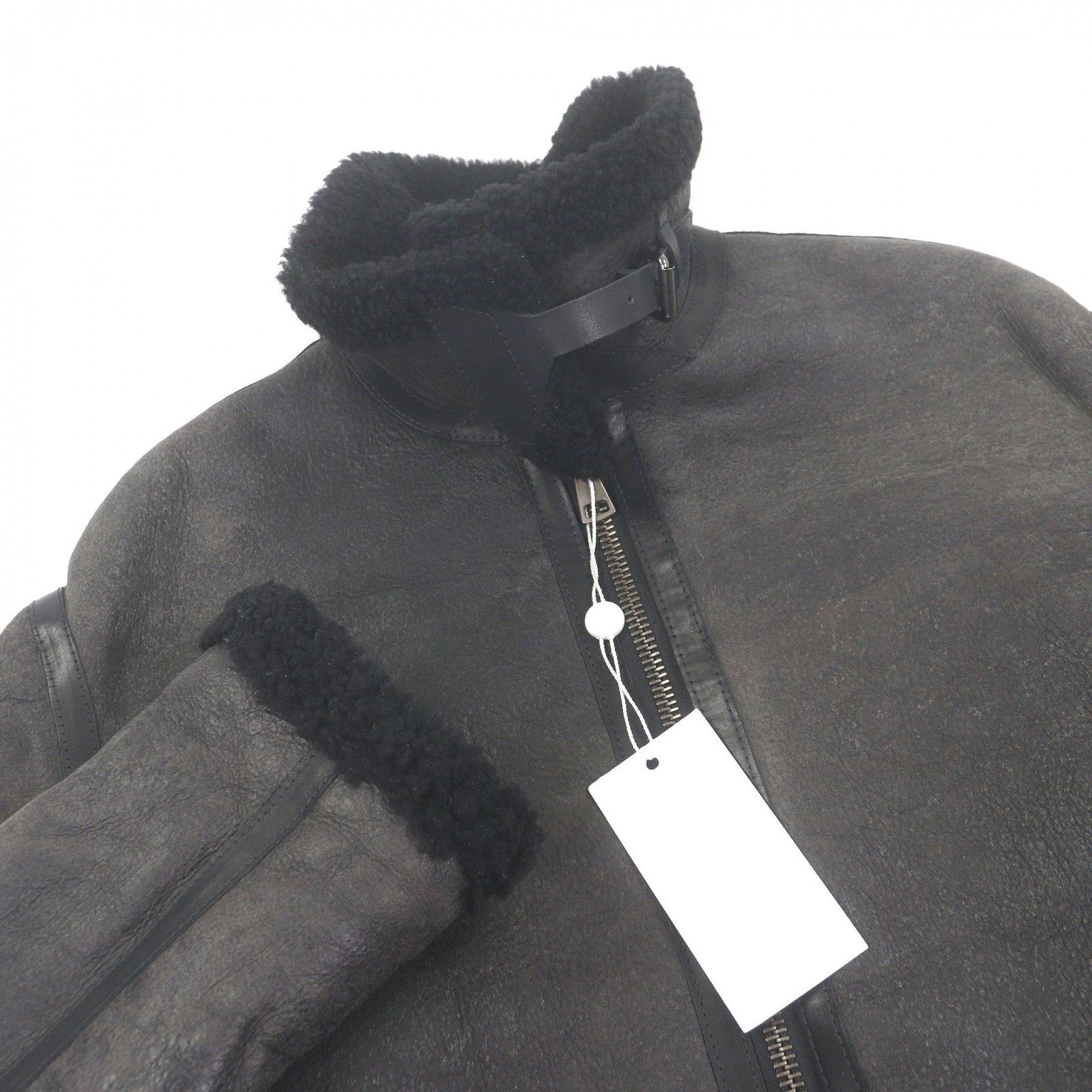 Other Other Alberto Bresci Lamb Leather Flight Jacket Leather Outerwear DUTY FREE for USA Size ONE SIZE - 2 Thumbnail