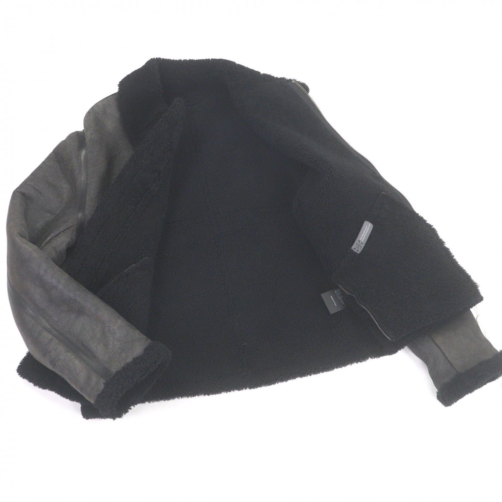 Other Other Alberto Bresci Lamb Leather Flight Jacket Leather Outerwear DUTY FREE for USA Size ONE SIZE - 3 Thumbnail